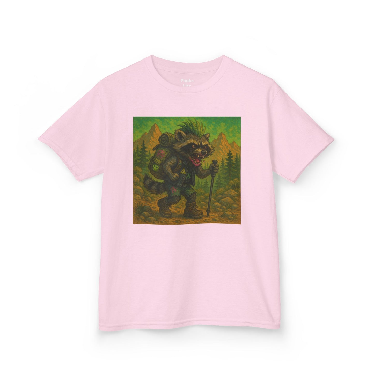 PLF “"Hiking" Tee” Tee | Punk Kidswear by PLF - Punks Live Forever