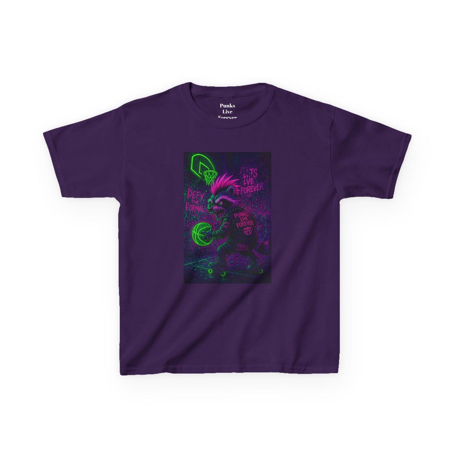 PLF “"Basketball" Tee” Tee | Punk Kidswear by PLF - Punks Live Forever