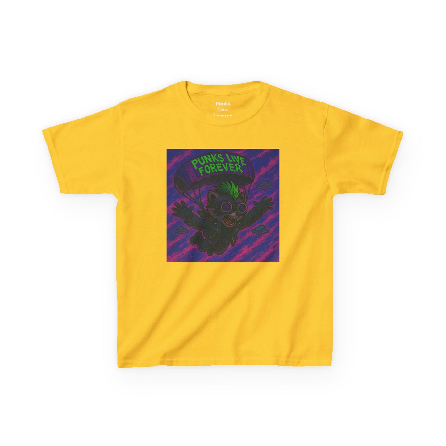 PLF “"Parachute" Tee” Tee | Punk Kidswear by PLF - Punks Live Forever