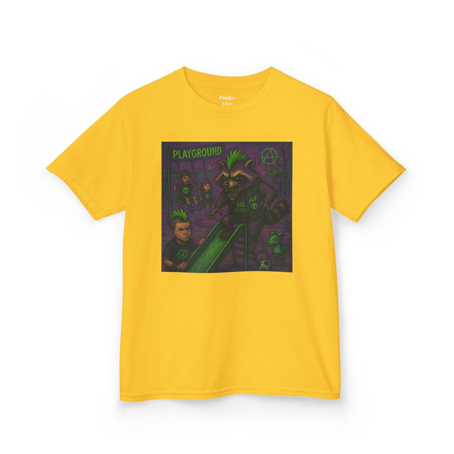 PLF “"Playground" Tee” Tee | Punk Kidswear by PLF - Punks Live Forever
