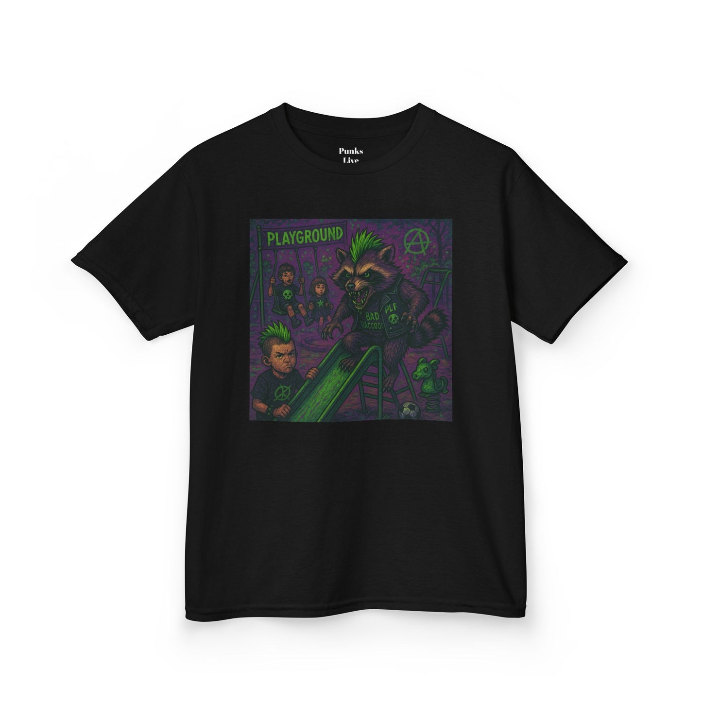 PLF “"Playground" Tee” Tee | Punk Kidswear by PLF - Punks Live Forever