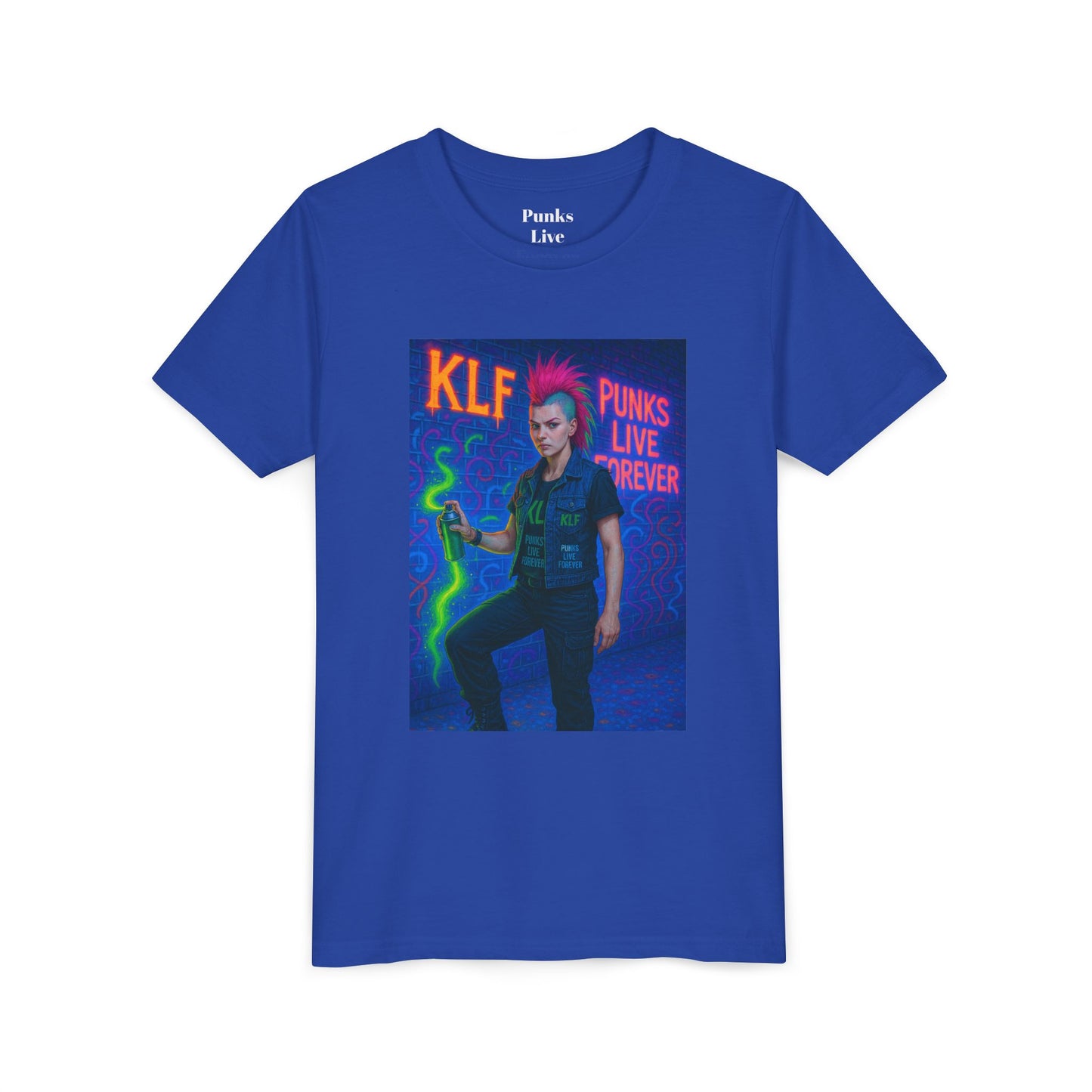PLF “"Glow Riot Tee” Tee | Punk Kidswear by PLF - Punks Live Forever