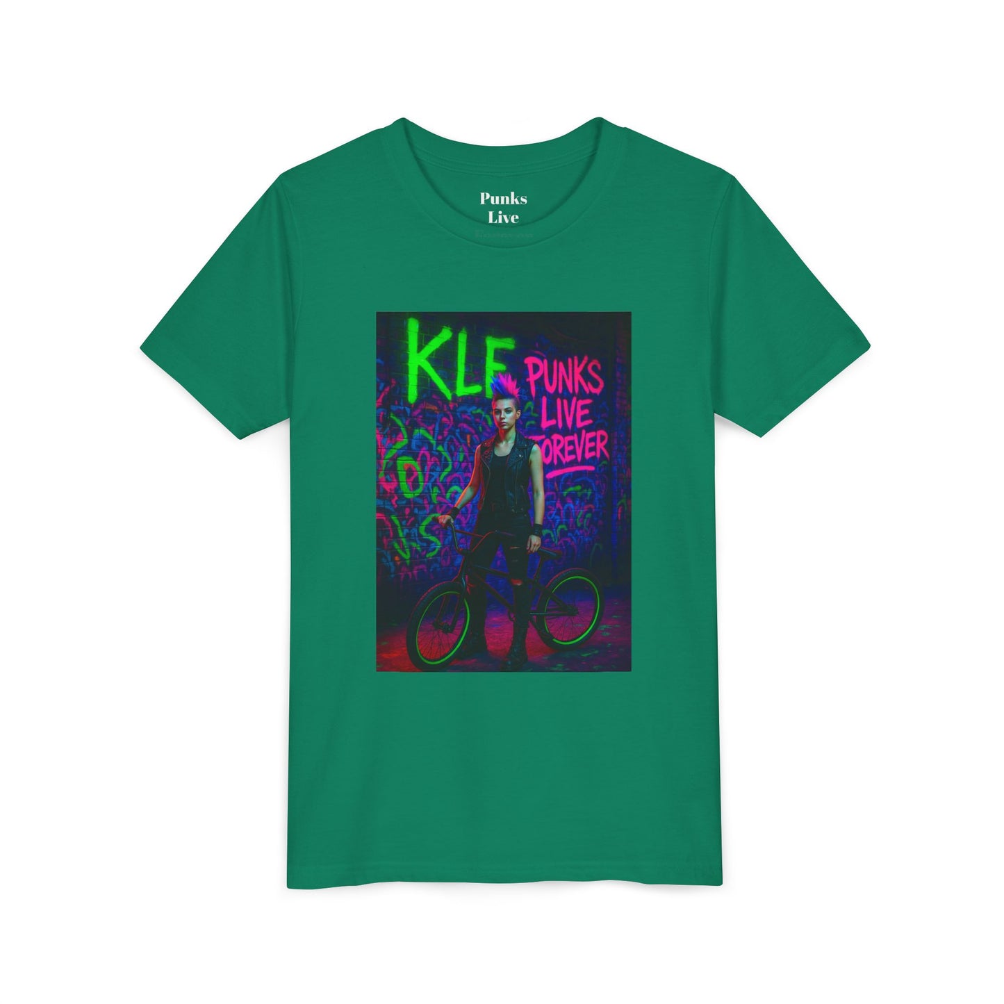 PLF “"Neon Resistance Tee” Tee | Punk Kidswear by PLF - Punks Live Forever