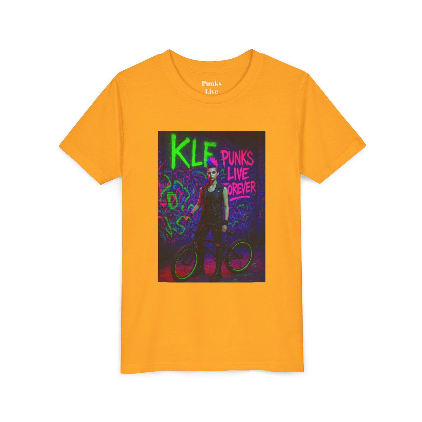 PLF “"Neon Resistance Tee” Tee | Punk Kidswear by PLF - Punks Live Forever