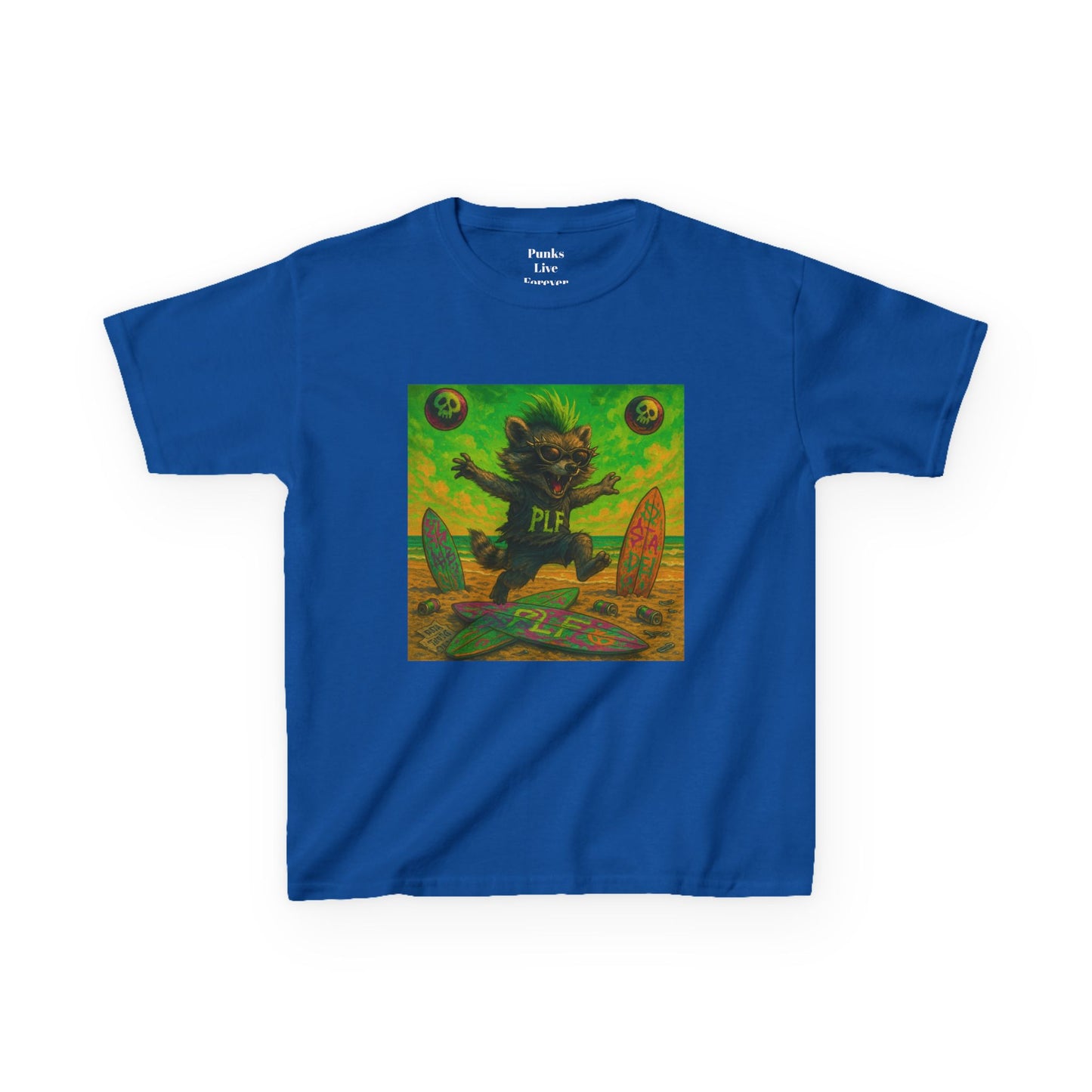 PLF “"Beach" Tee” Tee | Punk Kidswear by PLF - Punks Live Forever