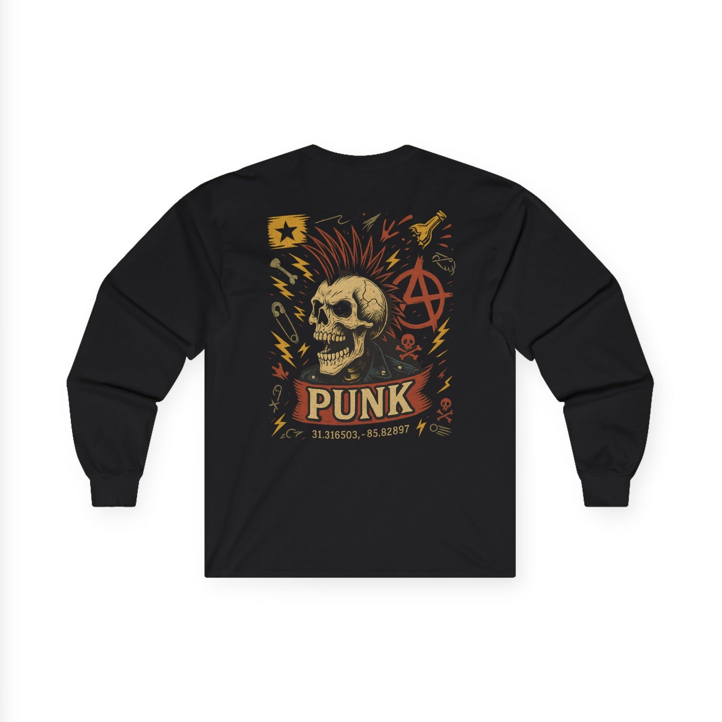 PLF "Punk Skull Chaos" LS Tee