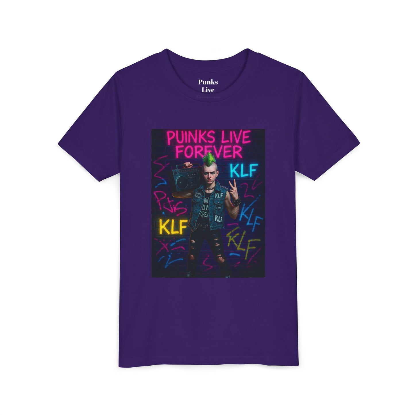 PLF “"Boombox Rebellion Tee” Tee | Punk Kidswear by PLF - Punks Live Forever