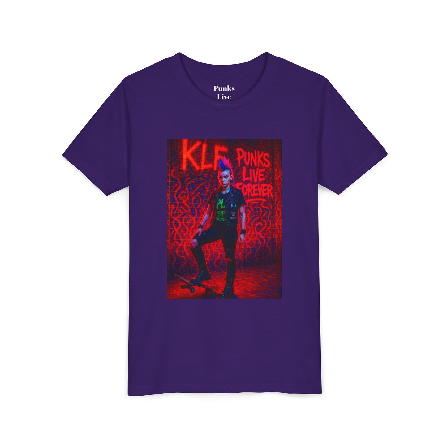 PLF “"Concrete Rebellion Tee” Tee | Punk Kidswear by PLF - Punks Live Forever