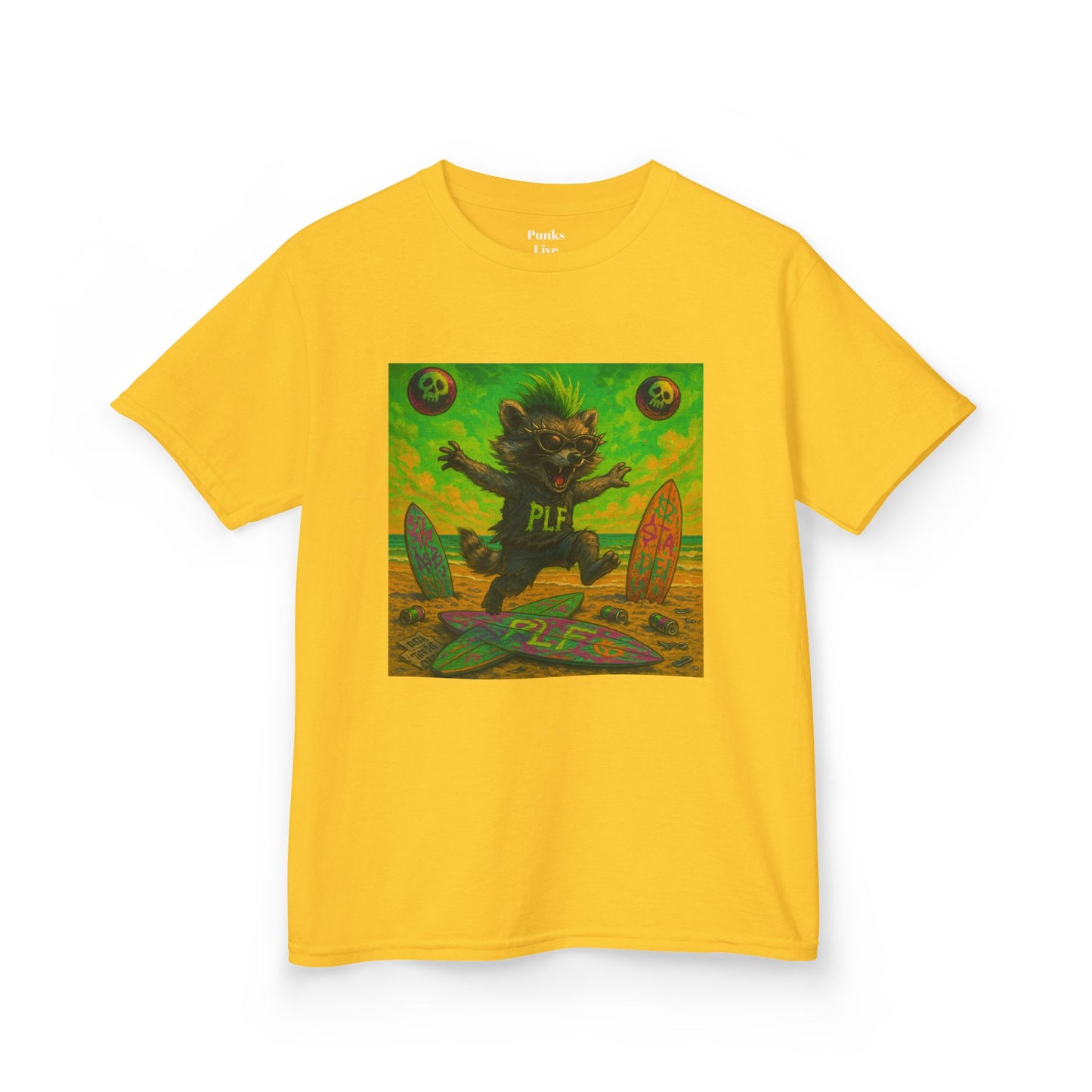 PLF “"Beach" Tee” Tee | Punk Kidswear by PLF - Punks Live Forever