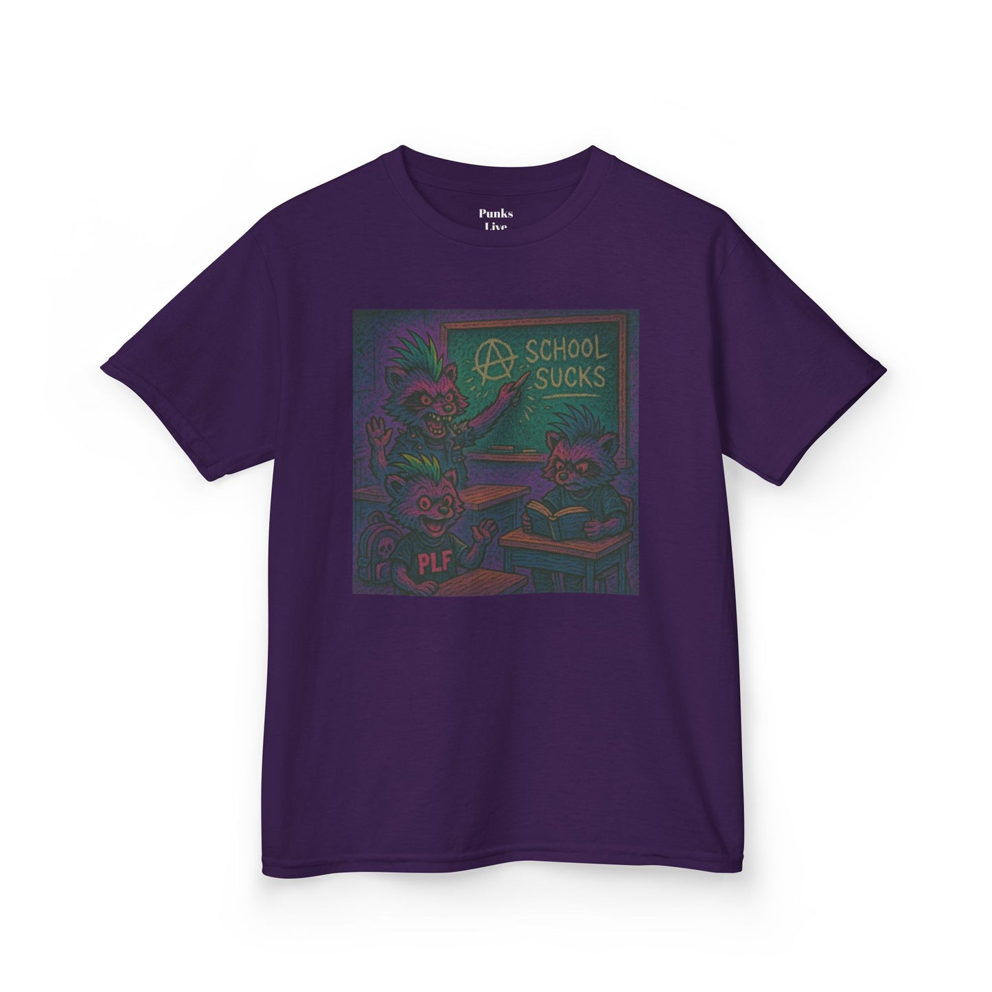 PLF “"School" Tee” Tee | Punk Kidswear by PLF - Punks Live Forever