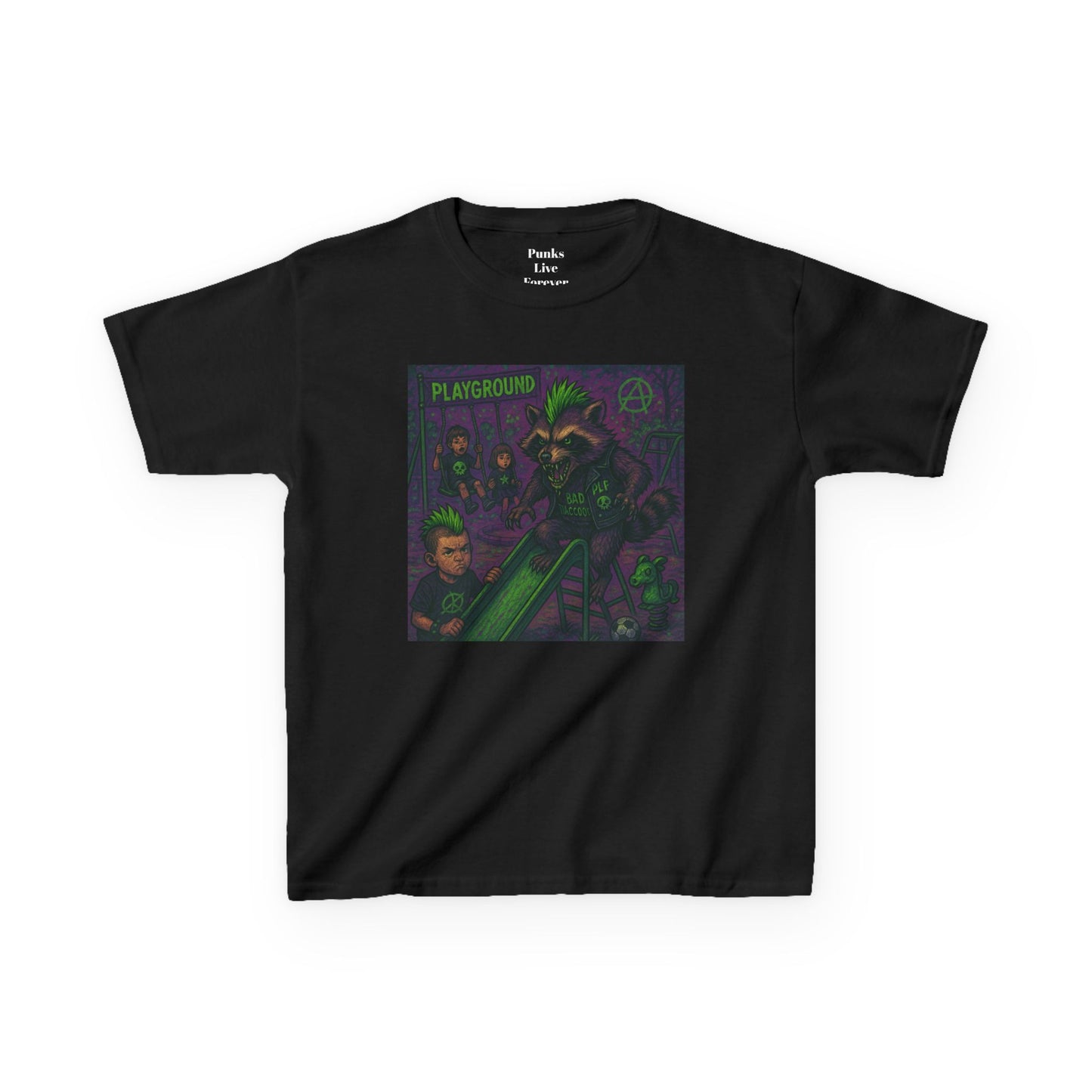PLF “"Playground" Tee” Tee | Punk Kidswear by PLF - Punks Live Forever