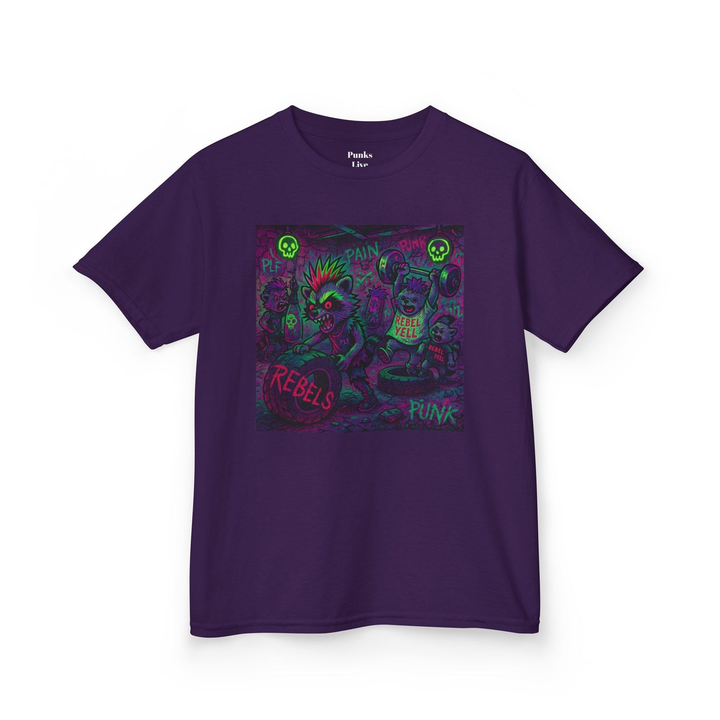 PLF “"Gym" Tee” Tee | Punk Kidswear by PLF - Punks Live Forever