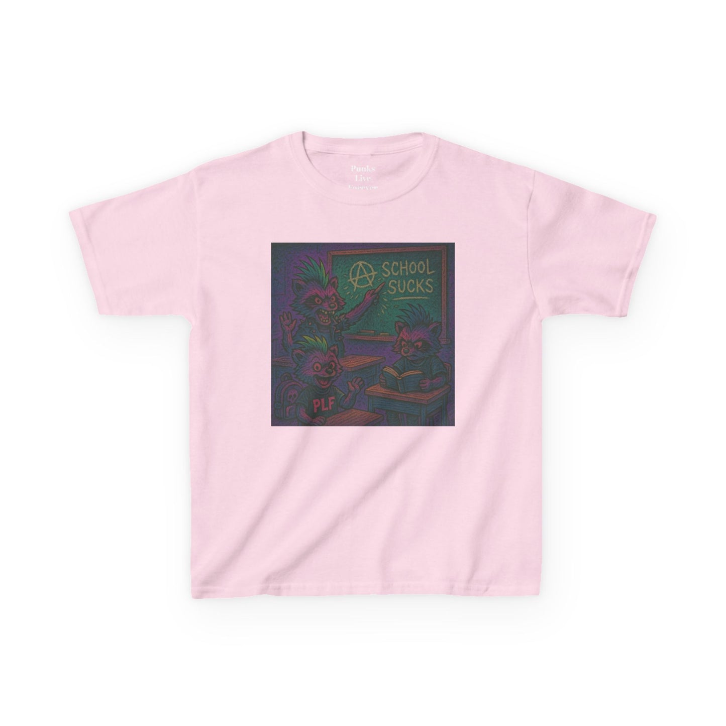 PLF “"School" Tee” Tee | Punk Kidswear by PLF - Punks Live Forever