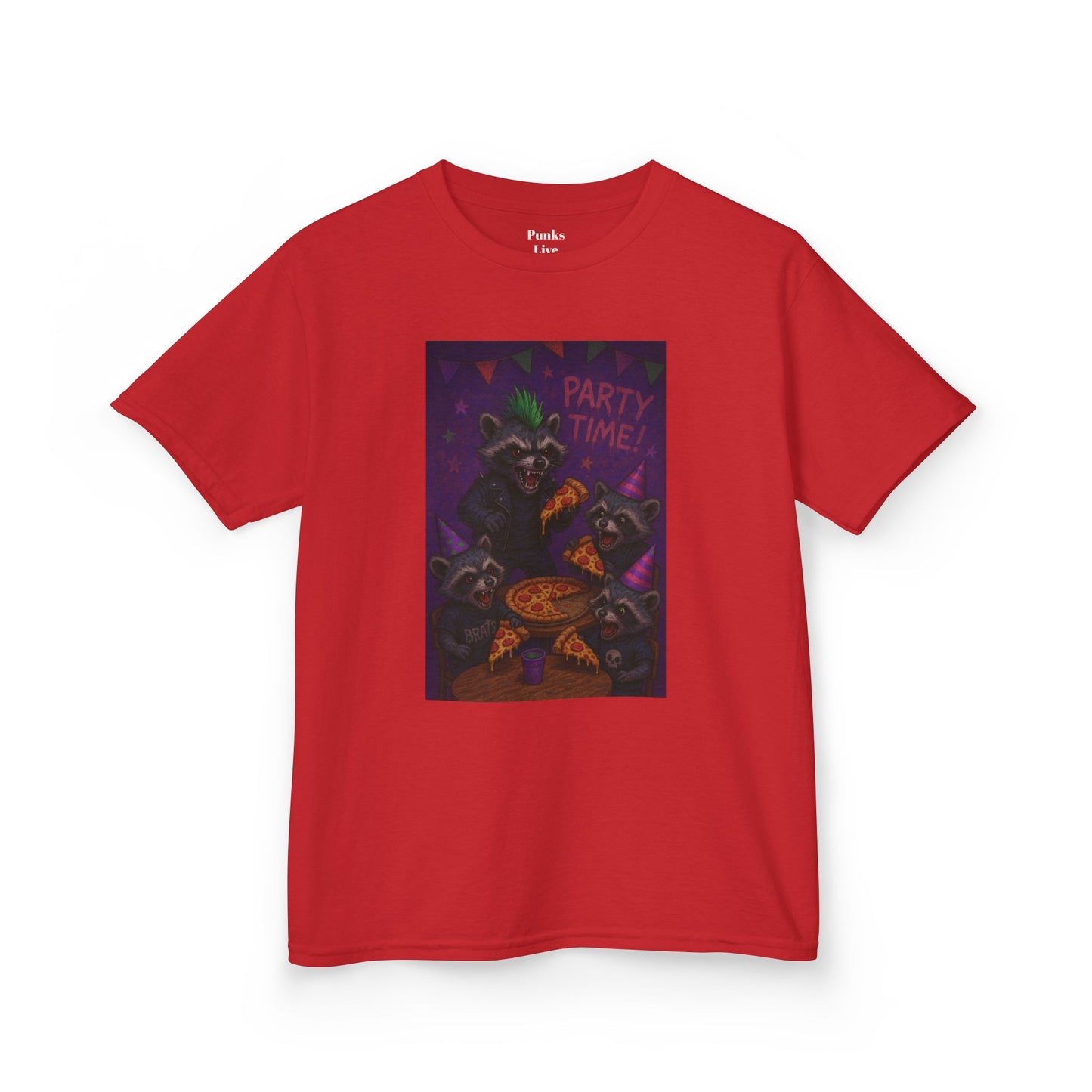 PLF “"Pizza" Tee” Tee | Punk Kidswear by PLF - Punks Live Forever