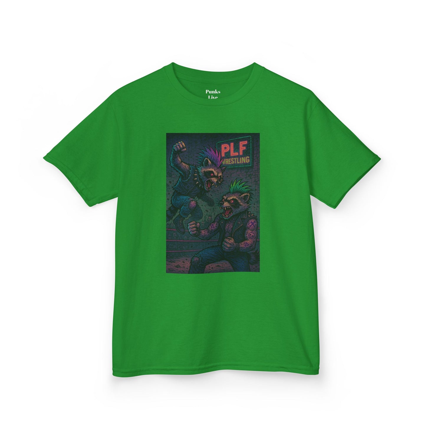 PLF “"Wrestler" Tee” Tee | Punk Kidswear by PLF - Punks Live Forever