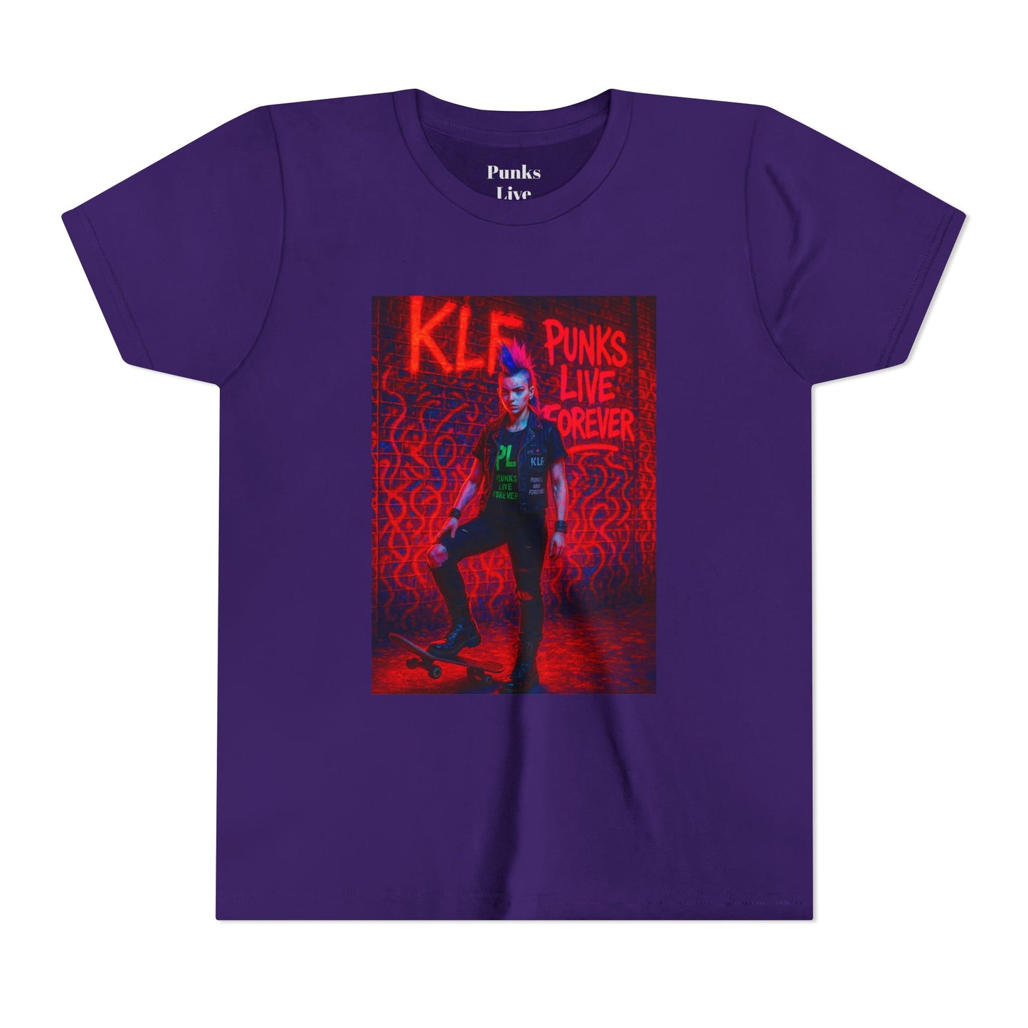 PLF “"Concrete Rebellion Tee” Tee | Punk Kidswear by PLF - Punks Live Forever