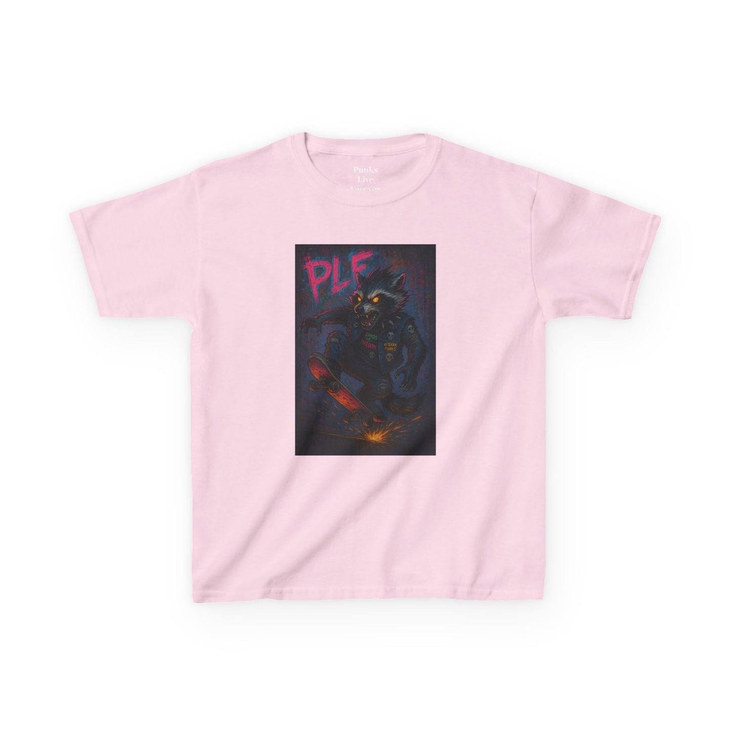 PLF “"Skateboard" Tee” Tee | Punk Kidswear by PLF - Punks Live Forever