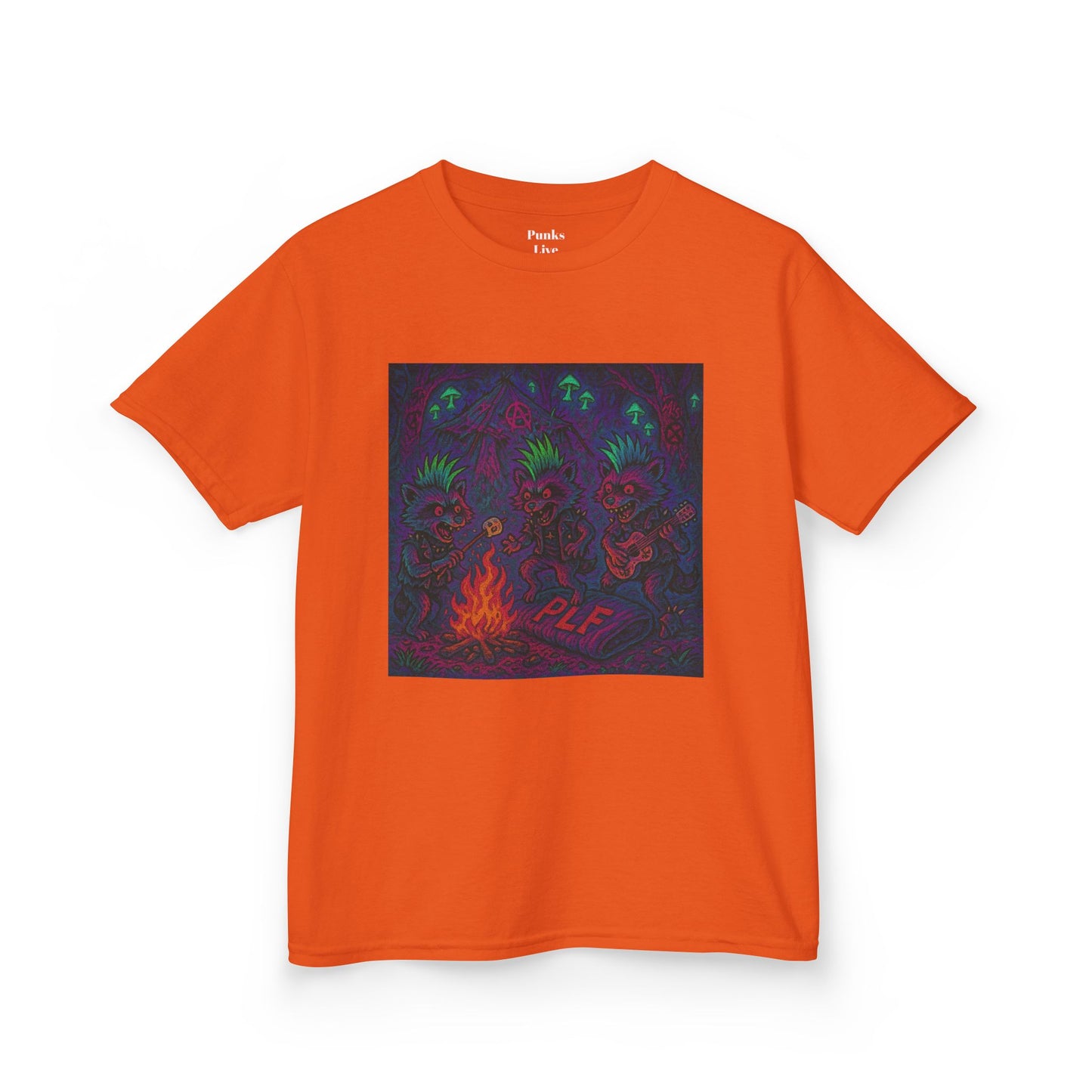 PLF “"Camping" Tee” Tee | Punk Kidswear by PLF - Punks Live Forever