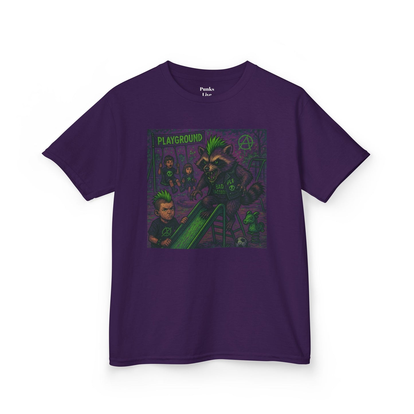 PLF “"Playground" Tee” Tee | Punk Kidswear by PLF - Punks Live Forever