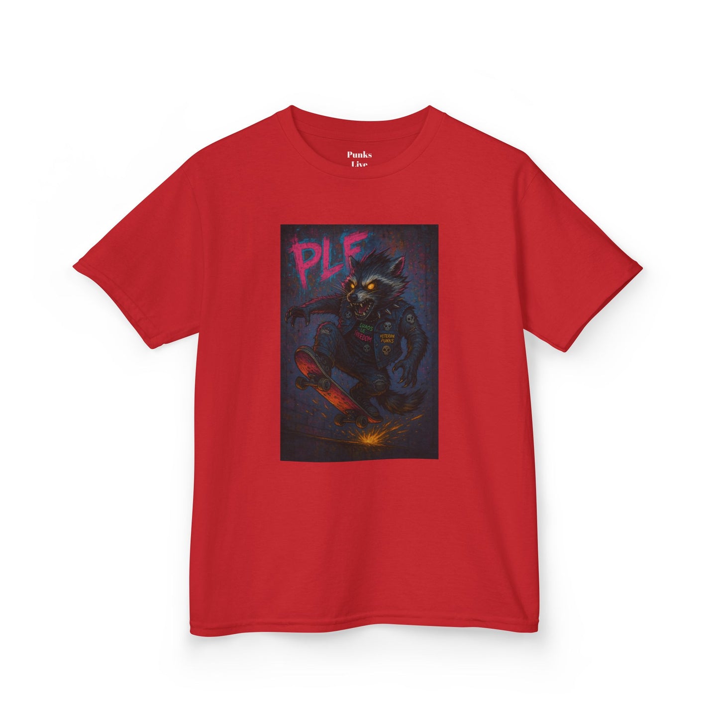 PLF “"Skateboard" Tee” Tee | Punk Kidswear by PLF - Punks Live Forever