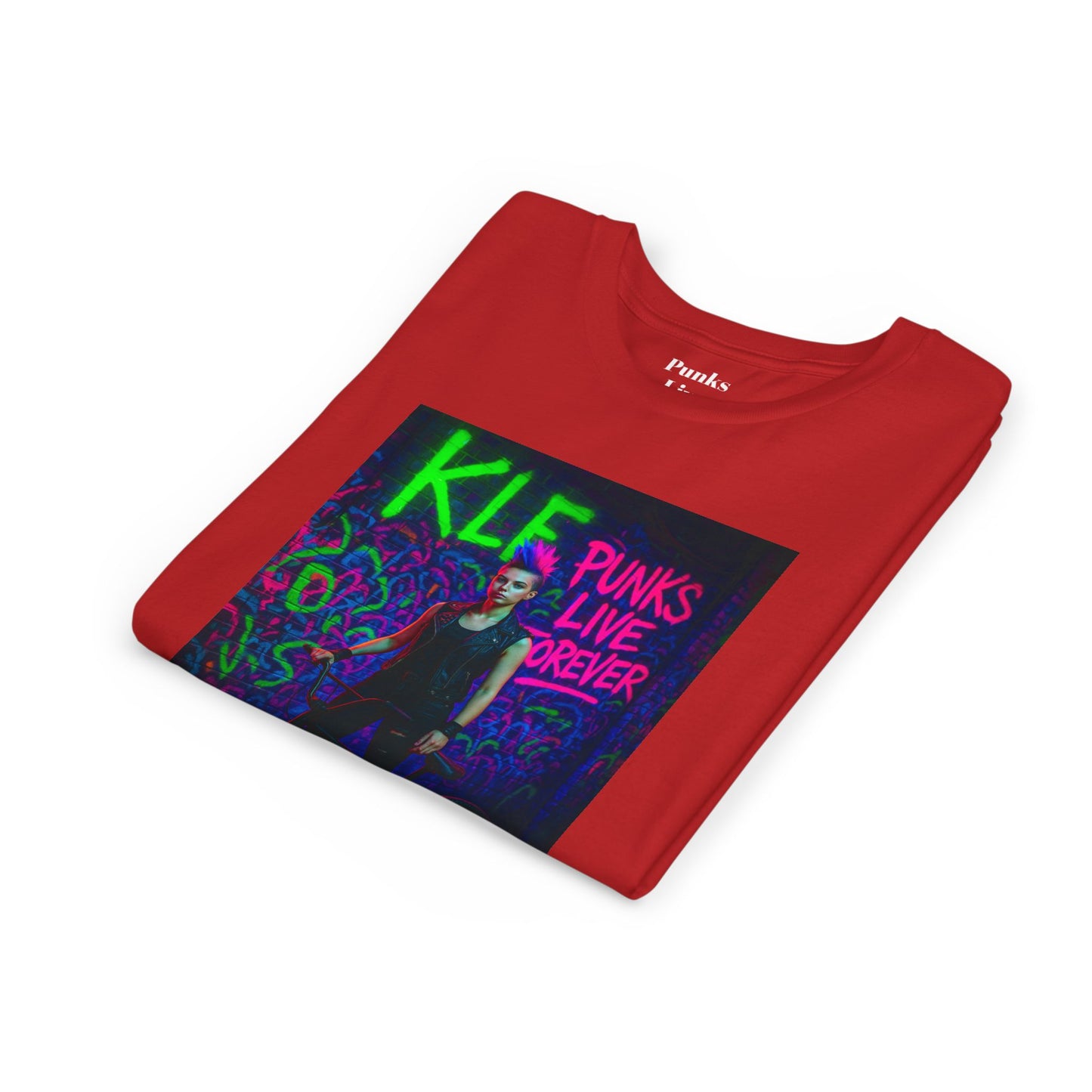PLF “"Neon Resistance Tee” Tee | Punk Kidswear by PLF - Punks Live Forever