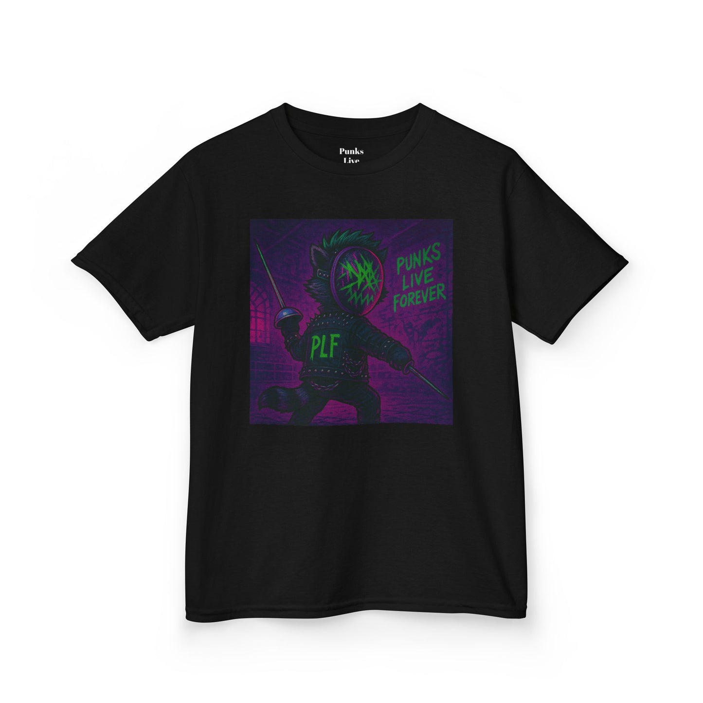 PLF “"Fencing" Tee” Tee | Punk Kidswear by PLF - Punks Live Forever