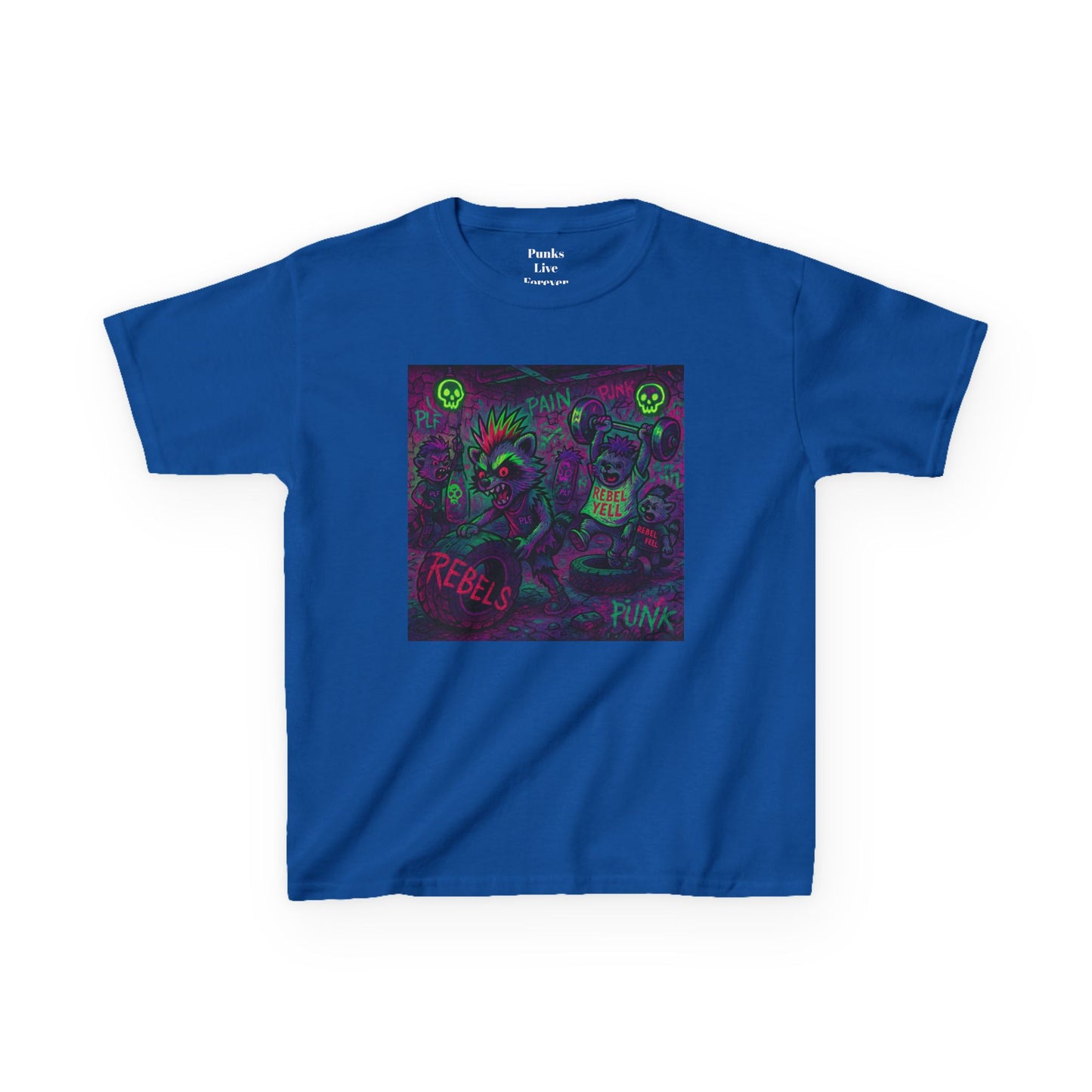 PLF “"Gym" Tee” Tee | Punk Kidswear by PLF - Punks Live Forever