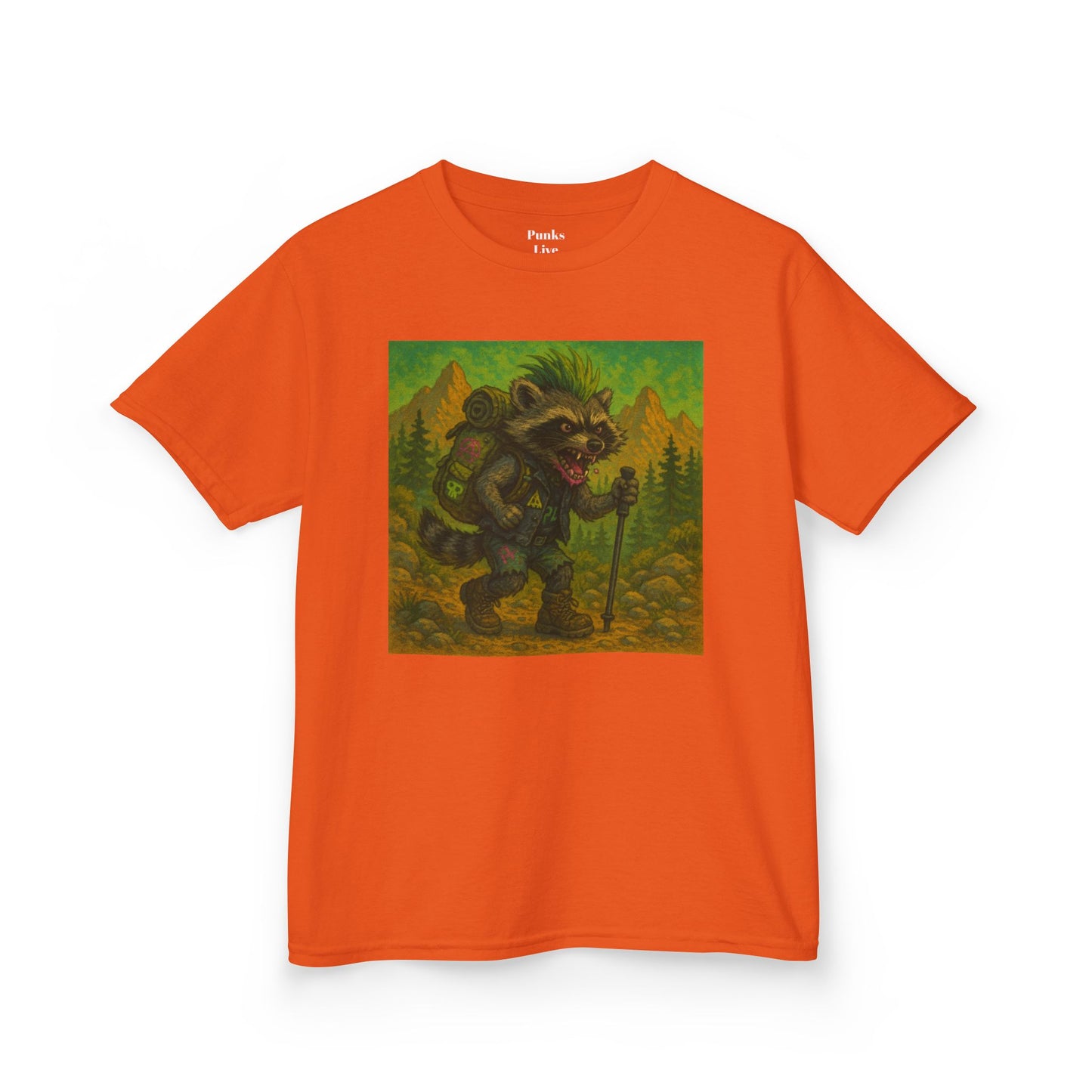 PLF “"Hiking" Tee” Tee | Punk Kidswear by PLF - Punks Live Forever