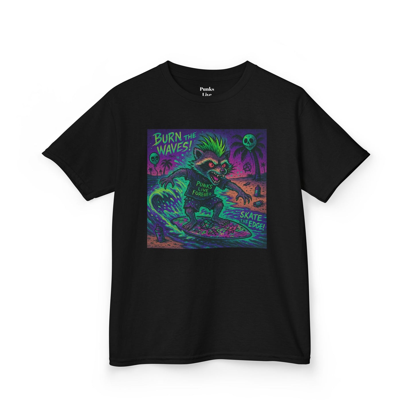 PLF “"Surfing" Tee” Tee | Punk Kidswear by PLF - Punks Live Forever