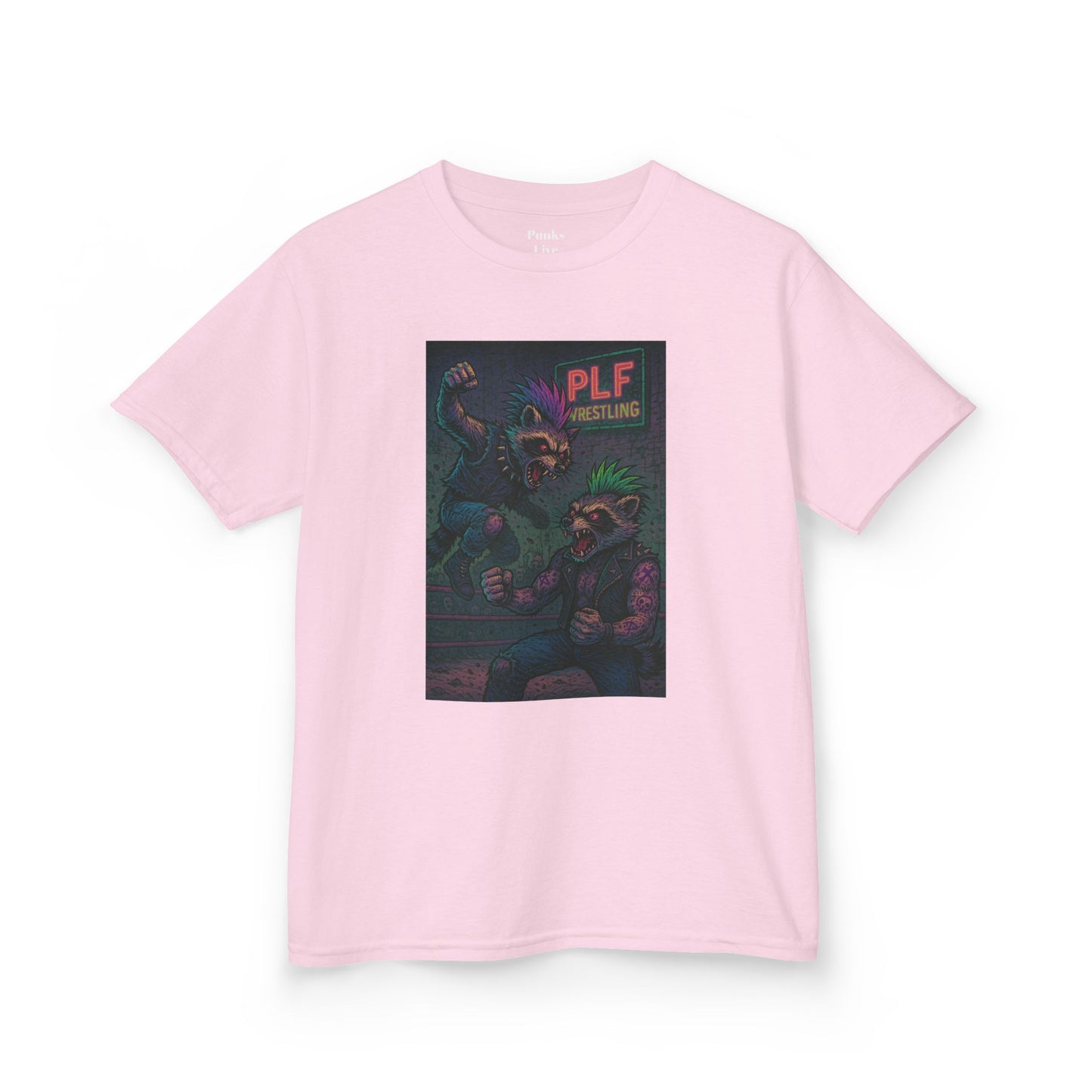 PLF “"Wrestler" Tee” Tee | Punk Kidswear by PLF - Punks Live Forever