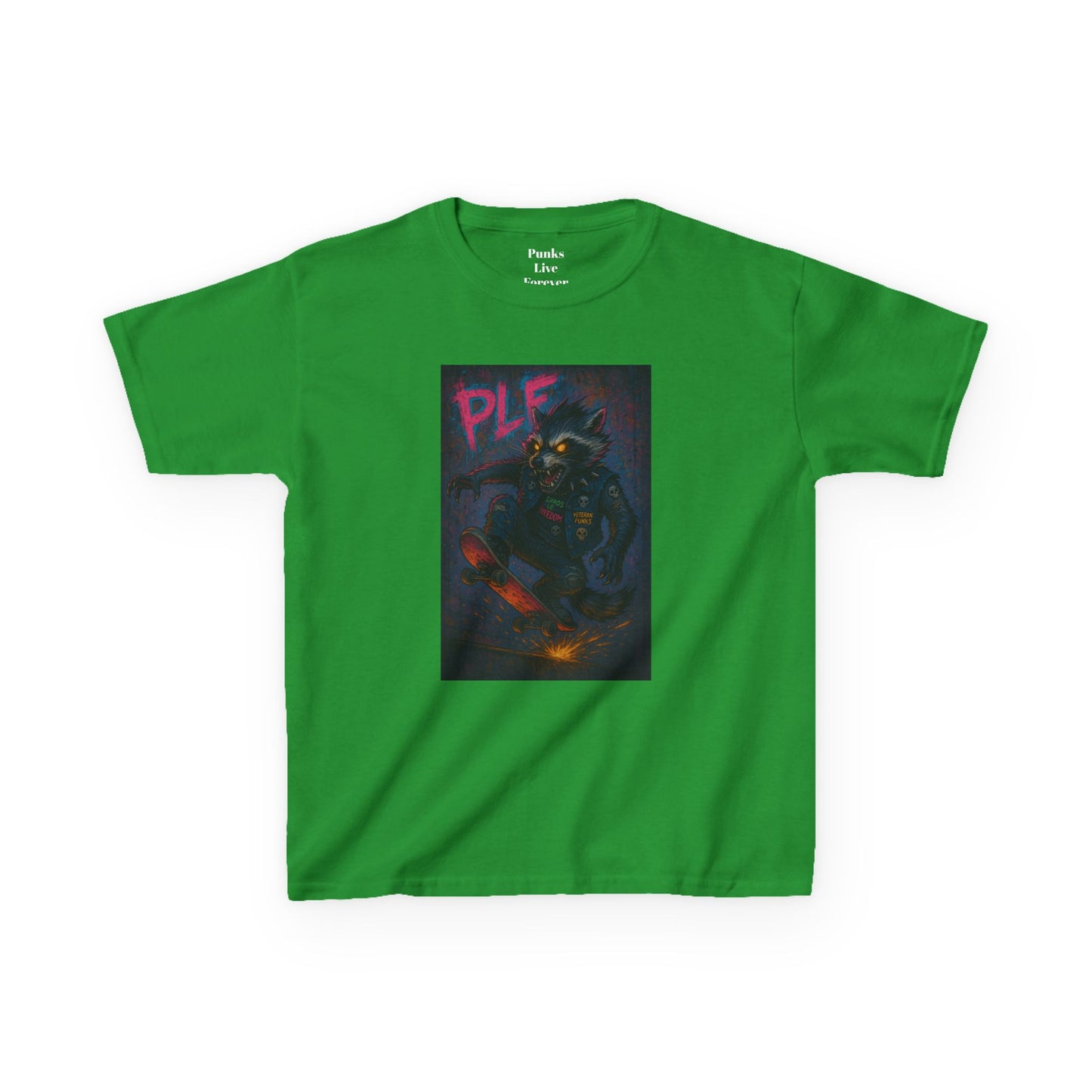 PLF “"Skateboard" Tee” Tee | Punk Kidswear by PLF - Punks Live Forever