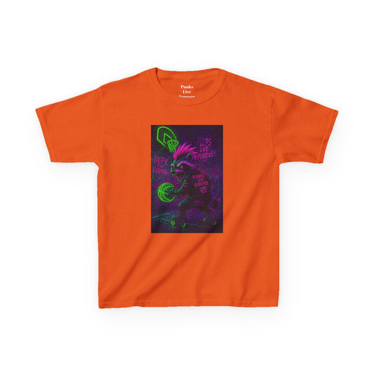 PLF “"Basketball" Tee” Tee | Punk Kidswear by PLF - Punks Live Forever