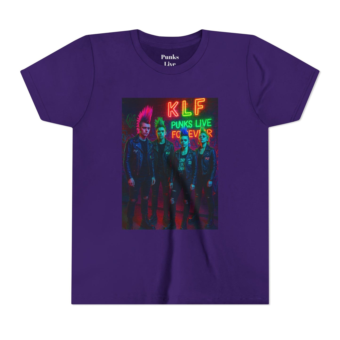 PLF “Neon Syndicate Tee” Tee | Punk Kidswear by PLF - Punks Live Forever