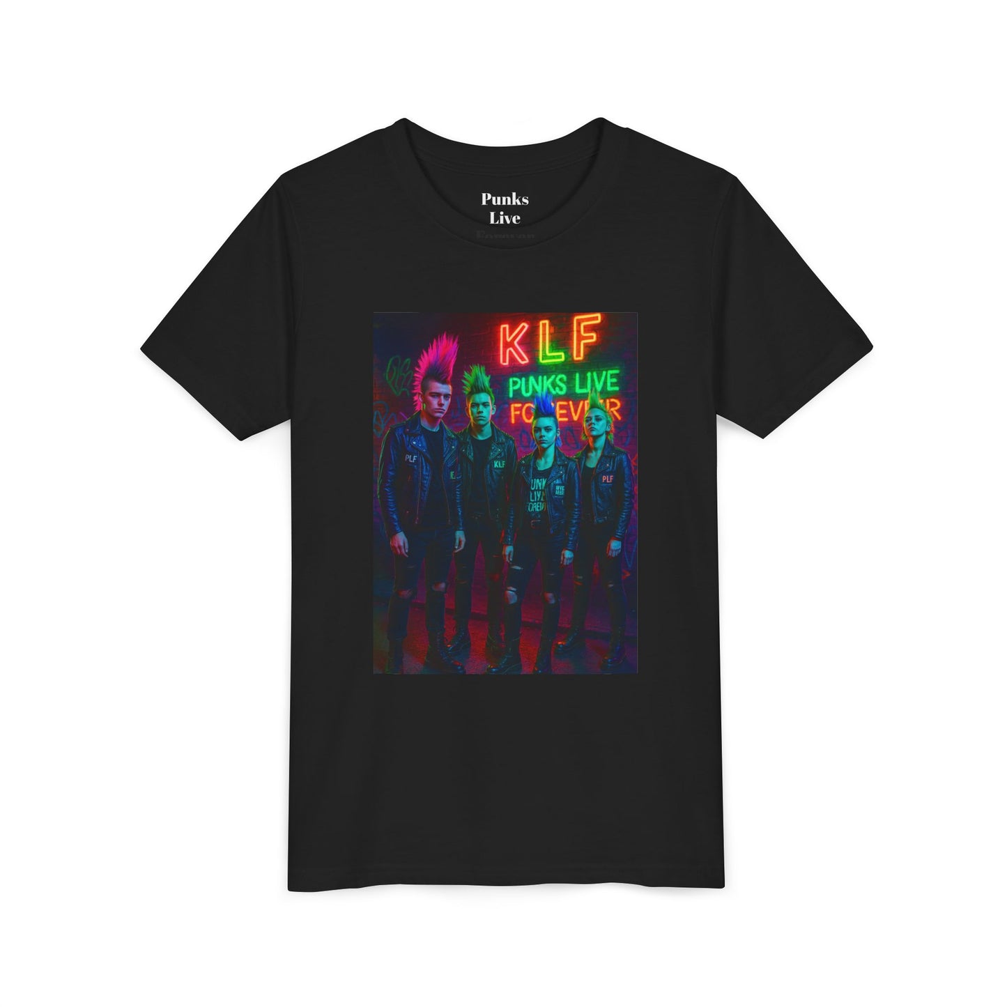 PLF “Neon Syndicate Tee” Tee | Punk Kidswear by PLF - Punks Live Forever