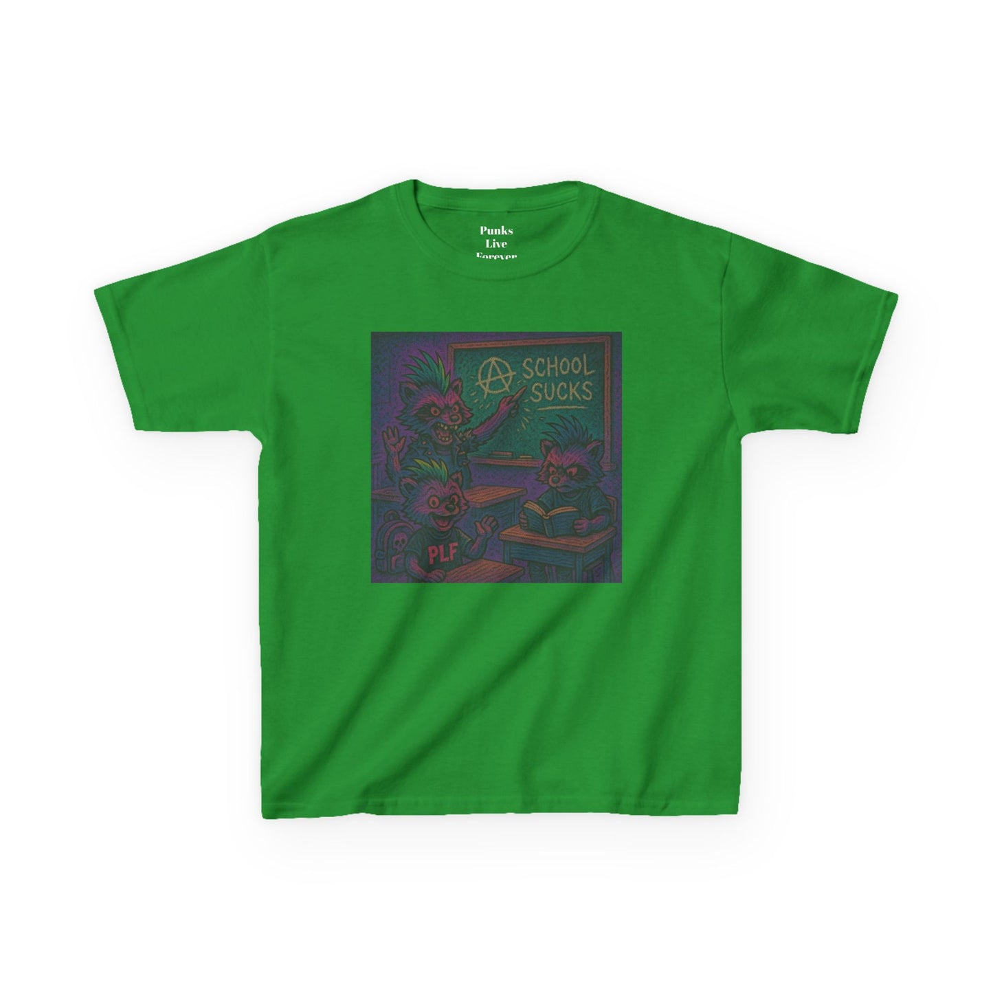 PLF “"School" Tee” Tee | Punk Kidswear by PLF - Punks Live Forever