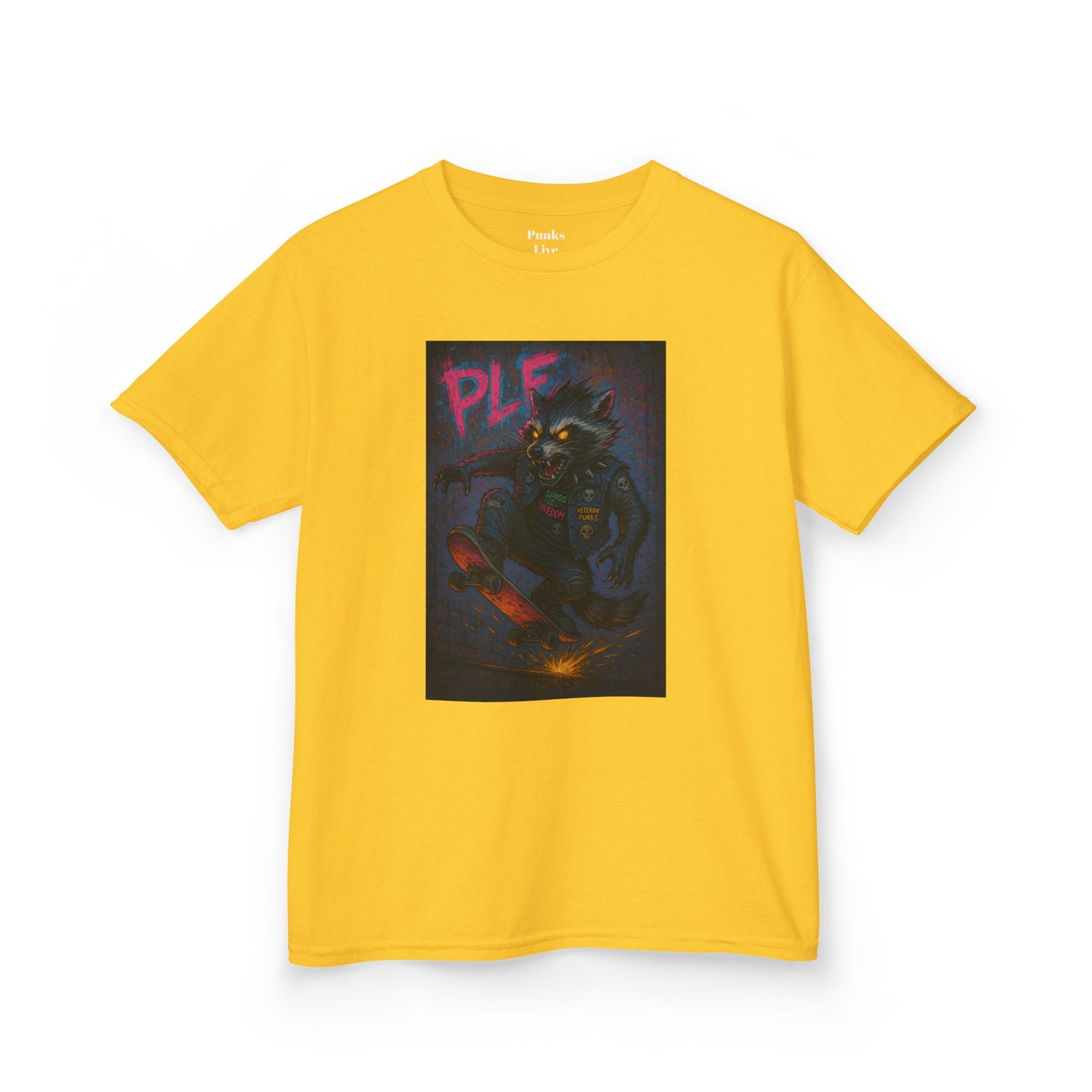PLF “"Skateboard" Tee” Tee | Punk Kidswear by PLF - Punks Live Forever