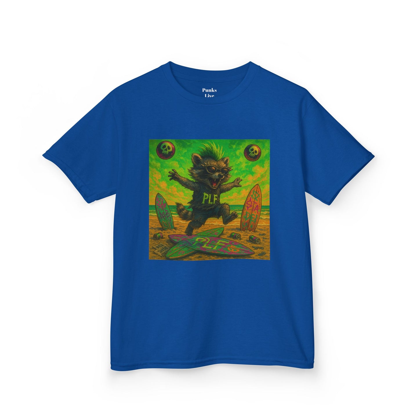 PLF “"Beach" Tee” Tee | Punk Kidswear by PLF - Punks Live Forever