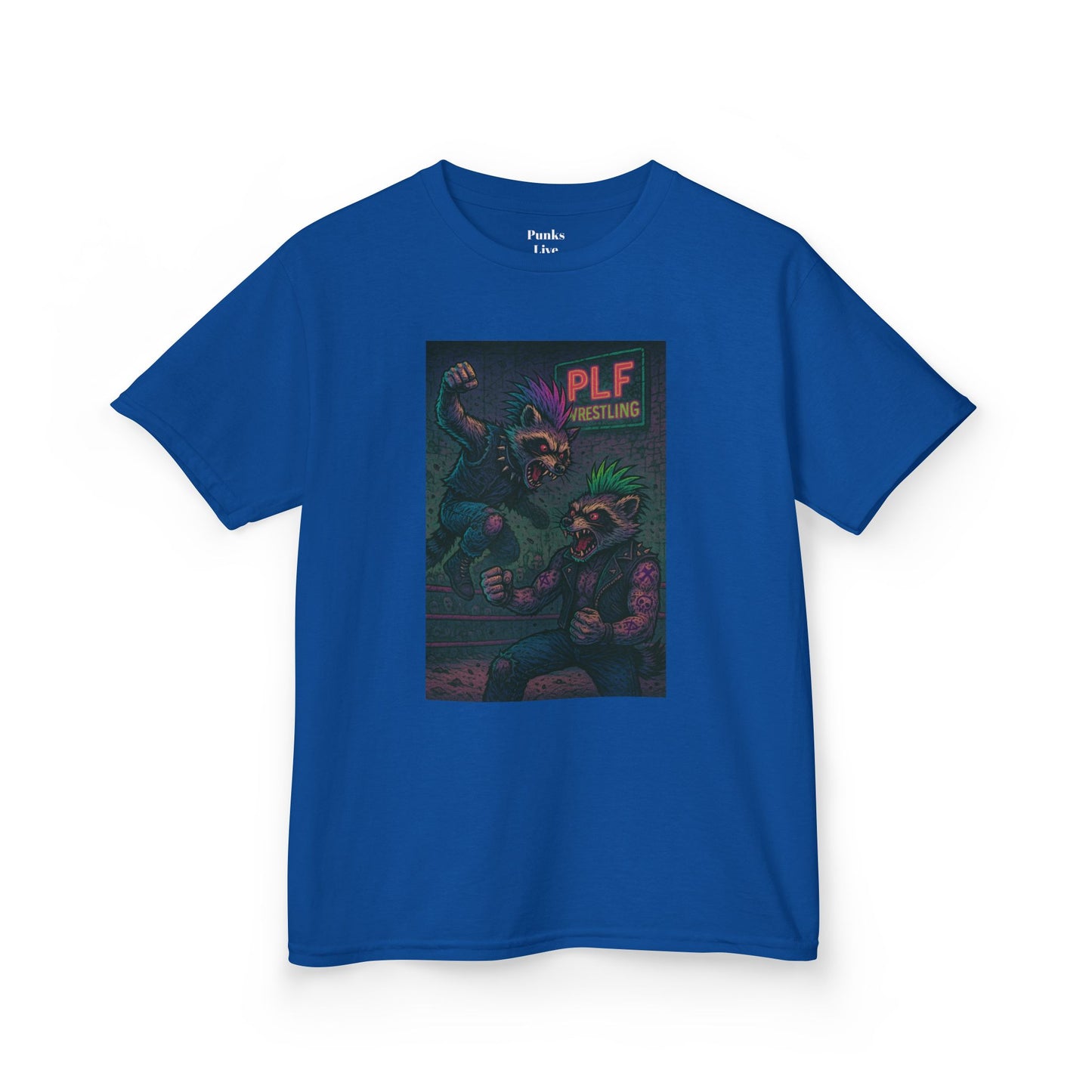 PLF “"Wrestler" Tee” Tee | Punk Kidswear by PLF - Punks Live Forever