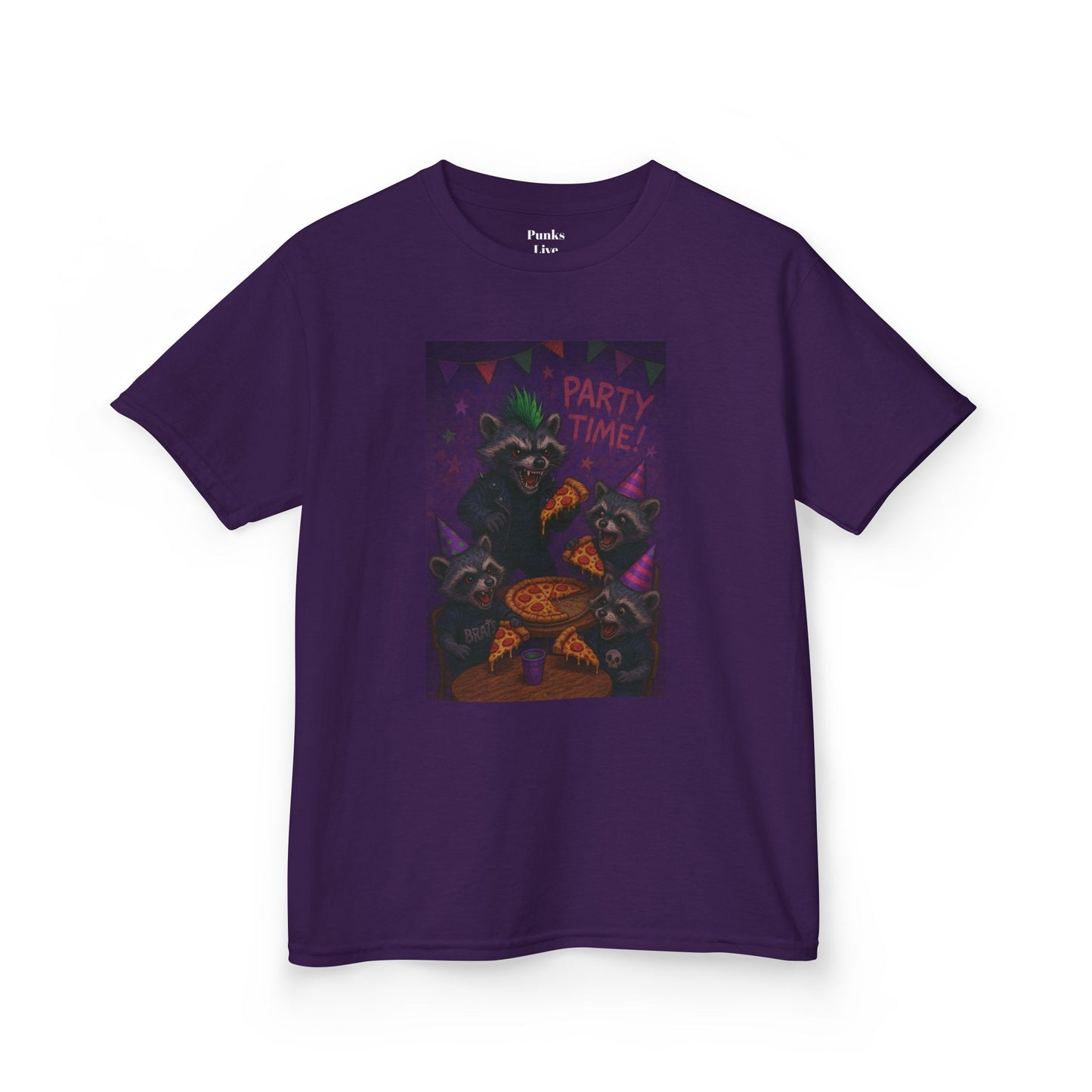 PLF “"Pizza" Tee” Tee | Punk Kidswear by PLF - Punks Live Forever