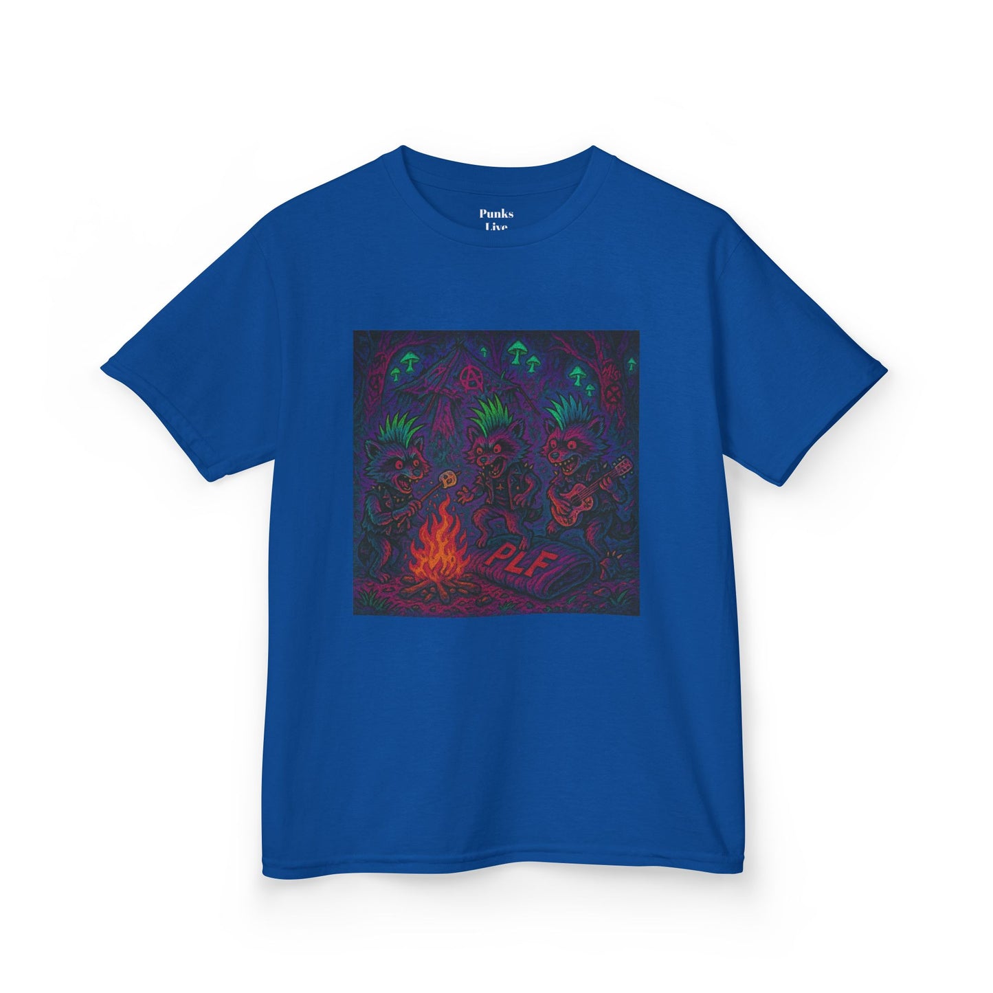 PLF “"Camping" Tee” Tee | Punk Kidswear by PLF - Punks Live Forever