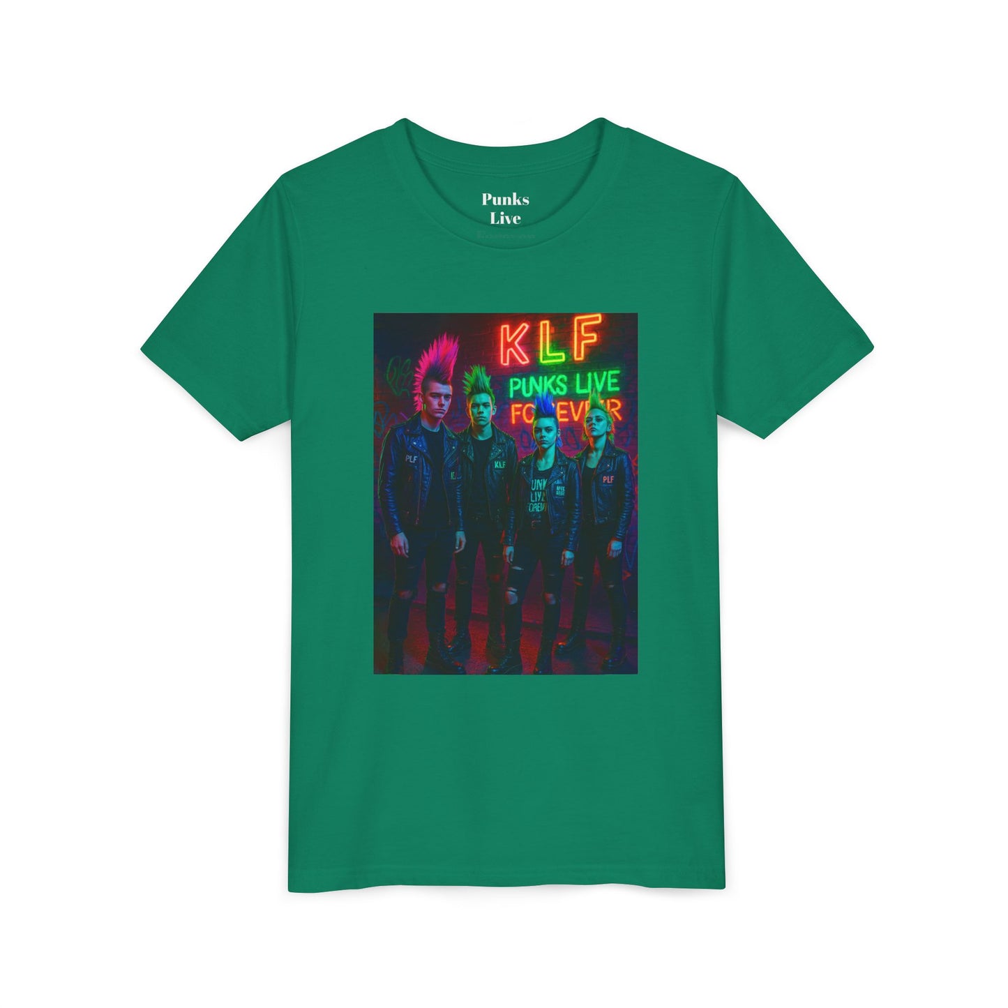 PLF “Neon Syndicate Tee” Tee | Punk Kidswear by PLF - Punks Live Forever