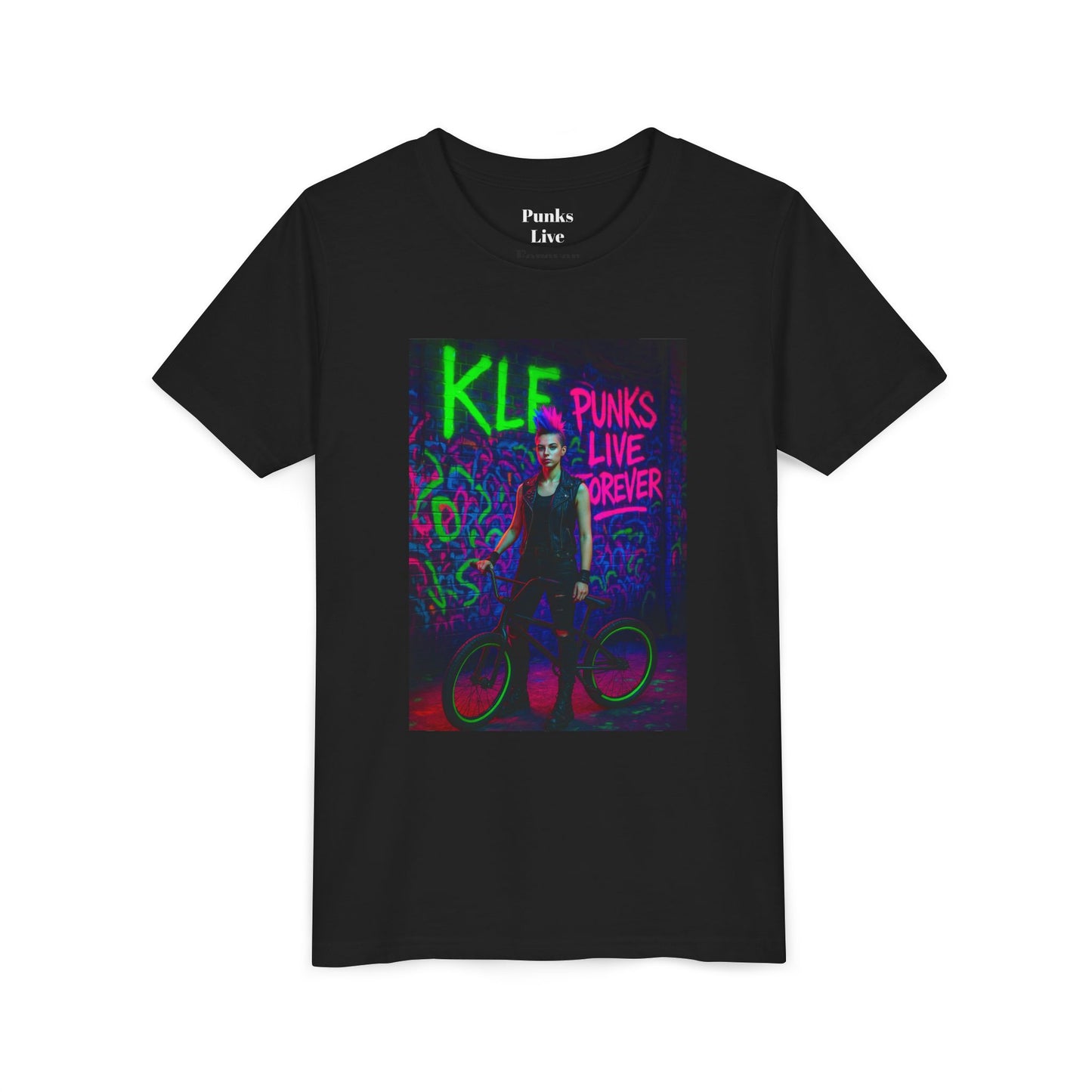 PLF “"Neon Resistance Tee” Tee | Punk Kidswear by PLF - Punks Live Forever