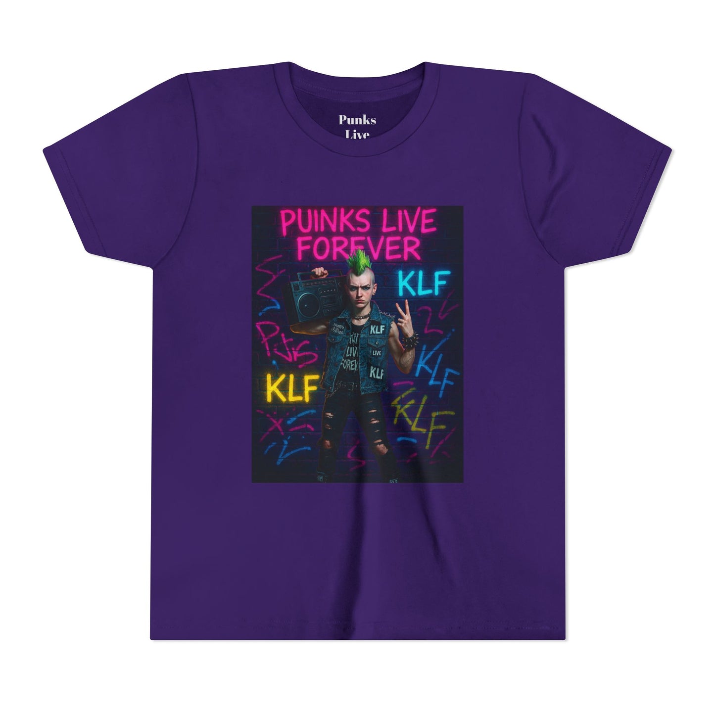 PLF “"Boombox Rebellion Tee” Tee | Punk Kidswear by PLF - Punks Live Forever