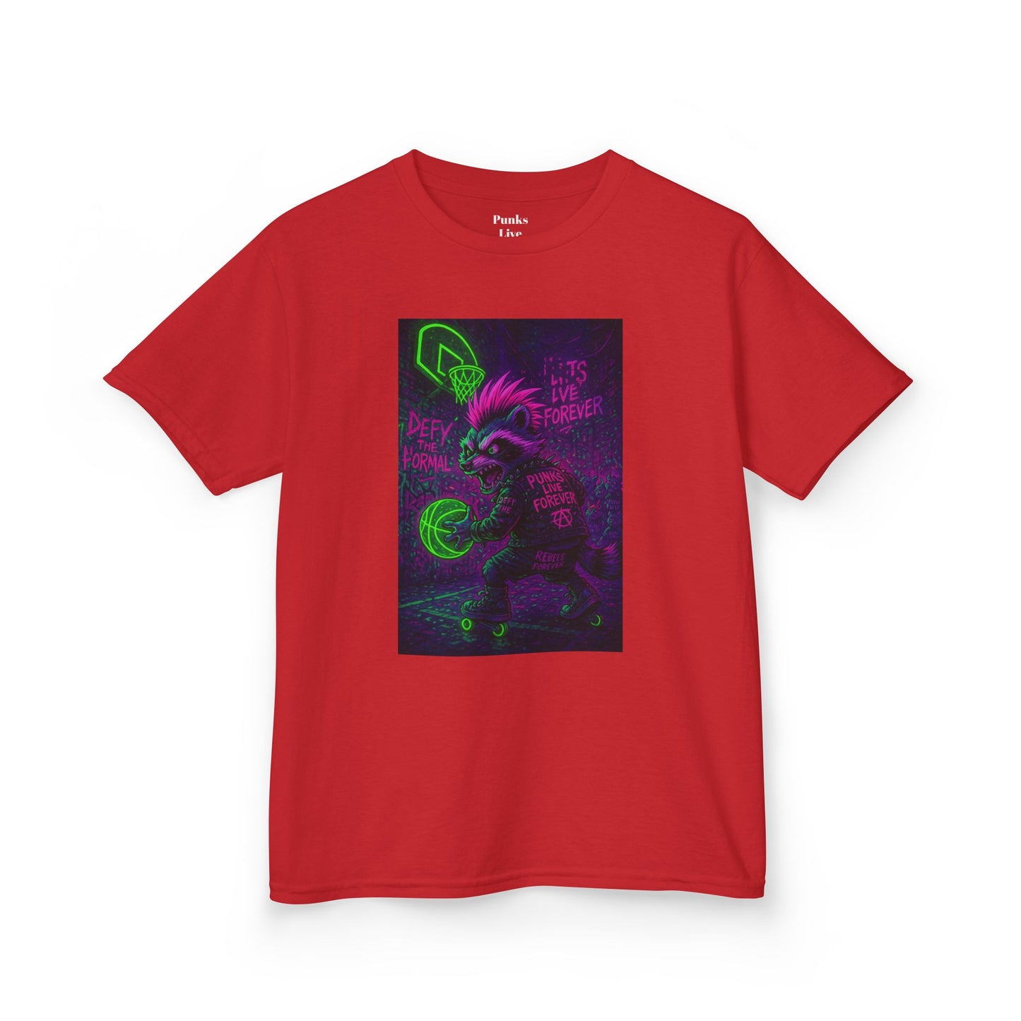 PLF “"Basketball" Tee” Tee | Punk Kidswear by PLF - Punks Live Forever