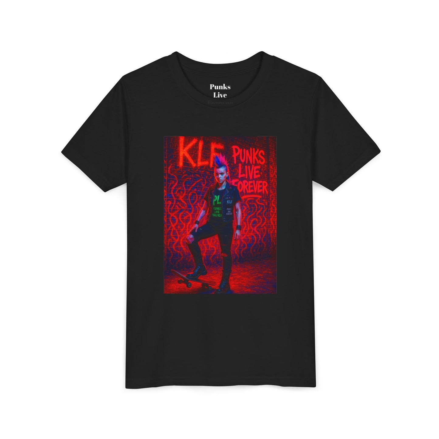 PLF “"Concrete Rebellion Tee” Tee | Punk Kidswear by PLF - Punks Live Forever