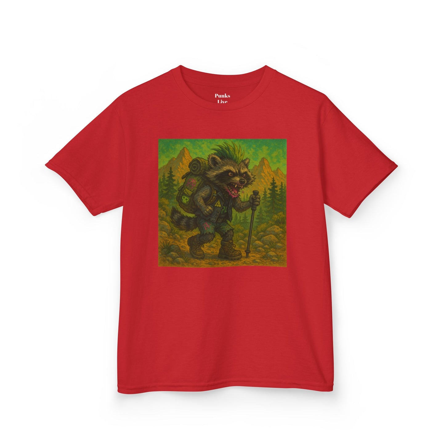 PLF “"Hiking" Tee” Tee | Punk Kidswear by PLF - Punks Live Forever
