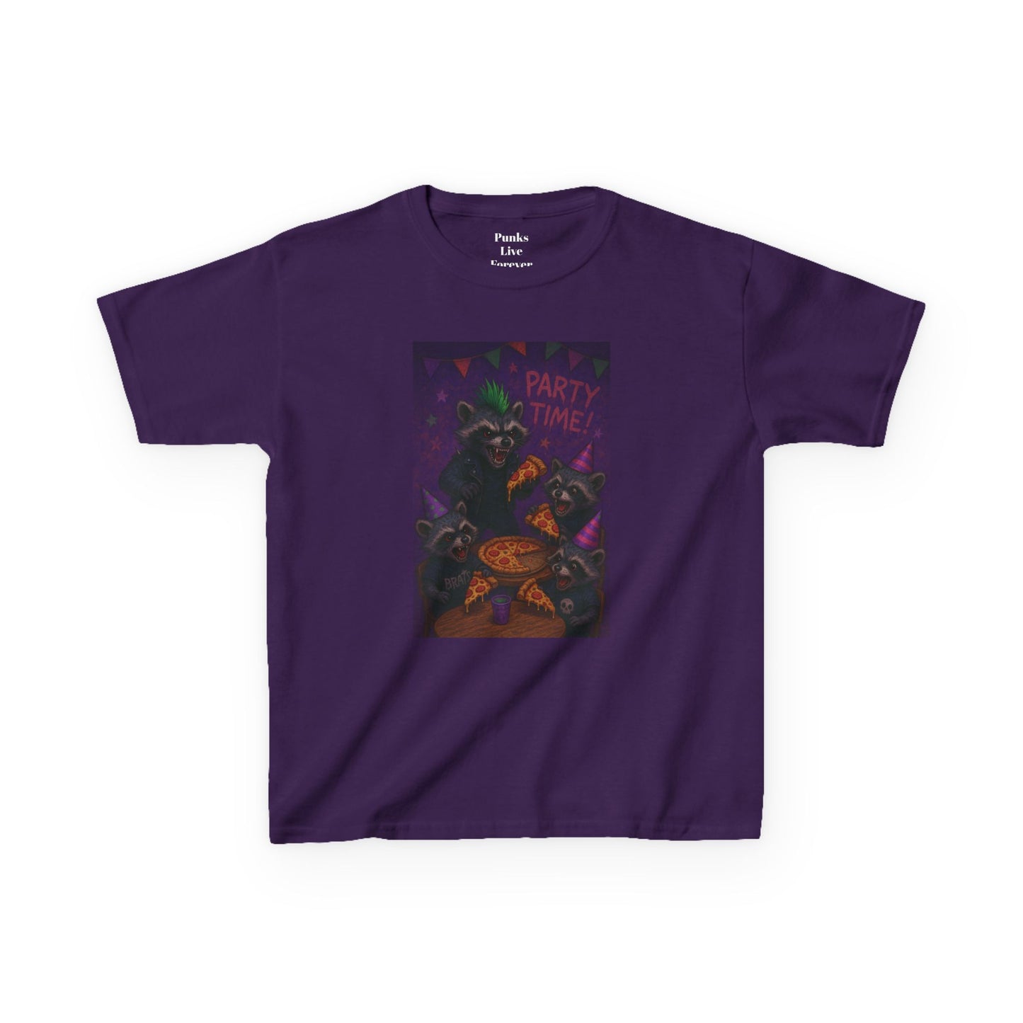 PLF “"Pizza" Tee” Tee | Punk Kidswear by PLF - Punks Live Forever