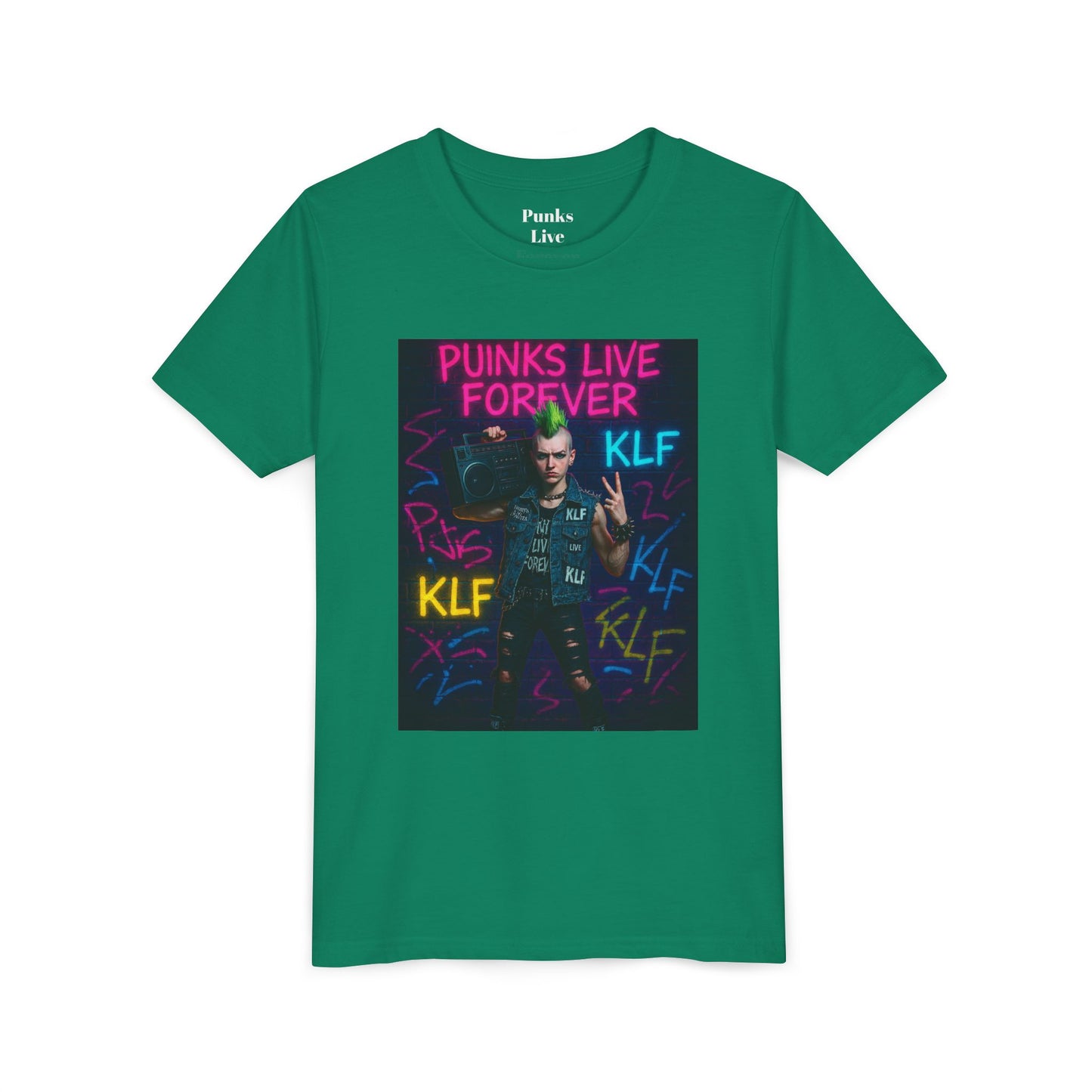 PLF “"Boombox Rebellion Tee” Tee | Punk Kidswear by PLF - Punks Live Forever
