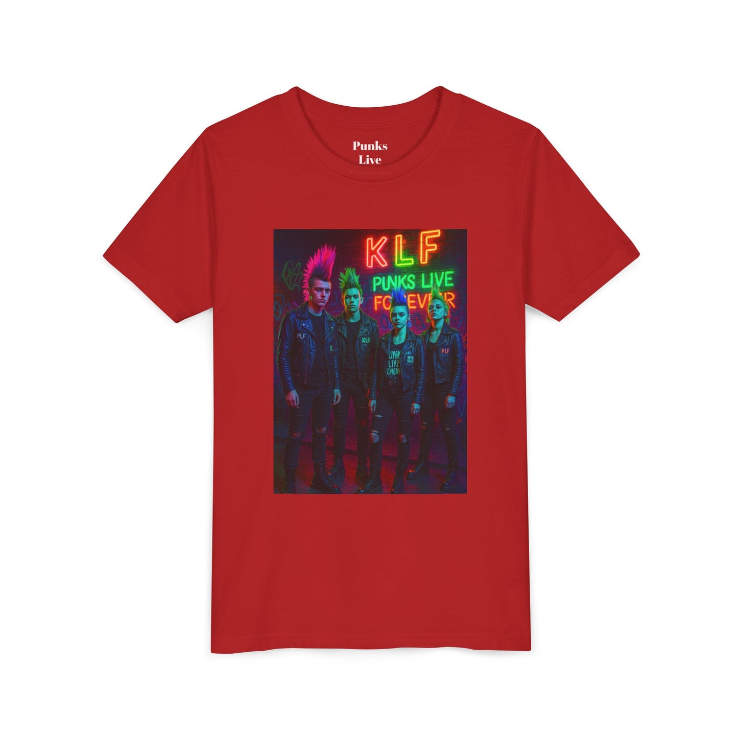 PLF “Neon Syndicate Tee” Tee | Punk Kidswear by PLF - Punks Live Forever