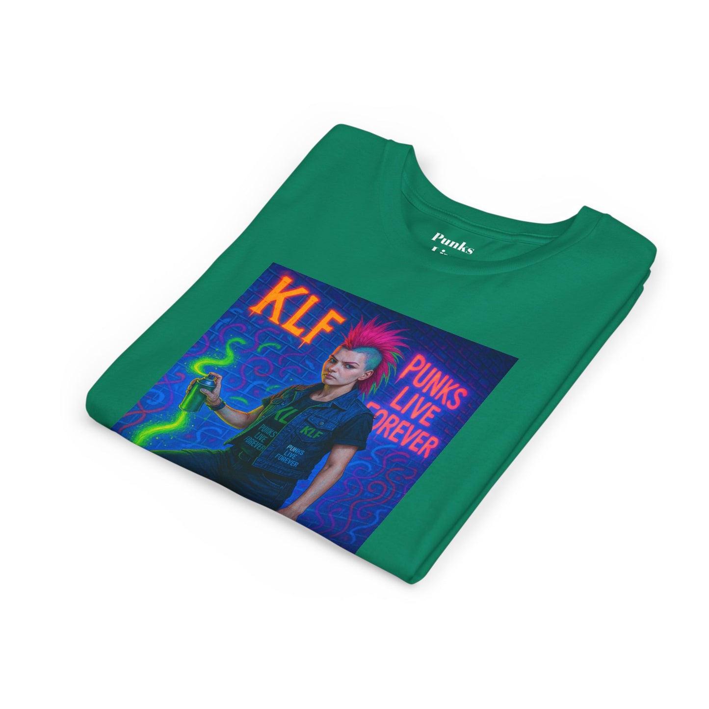PLF “"Glow Riot Tee” Tee | Punk Kidswear by PLF - Punks Live Forever